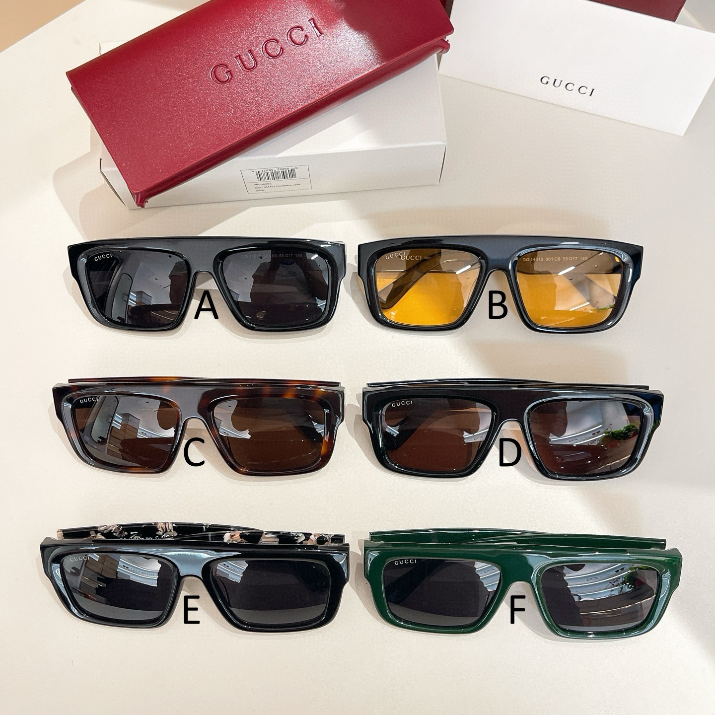구찌 Gucci GG1461S 55口17-140