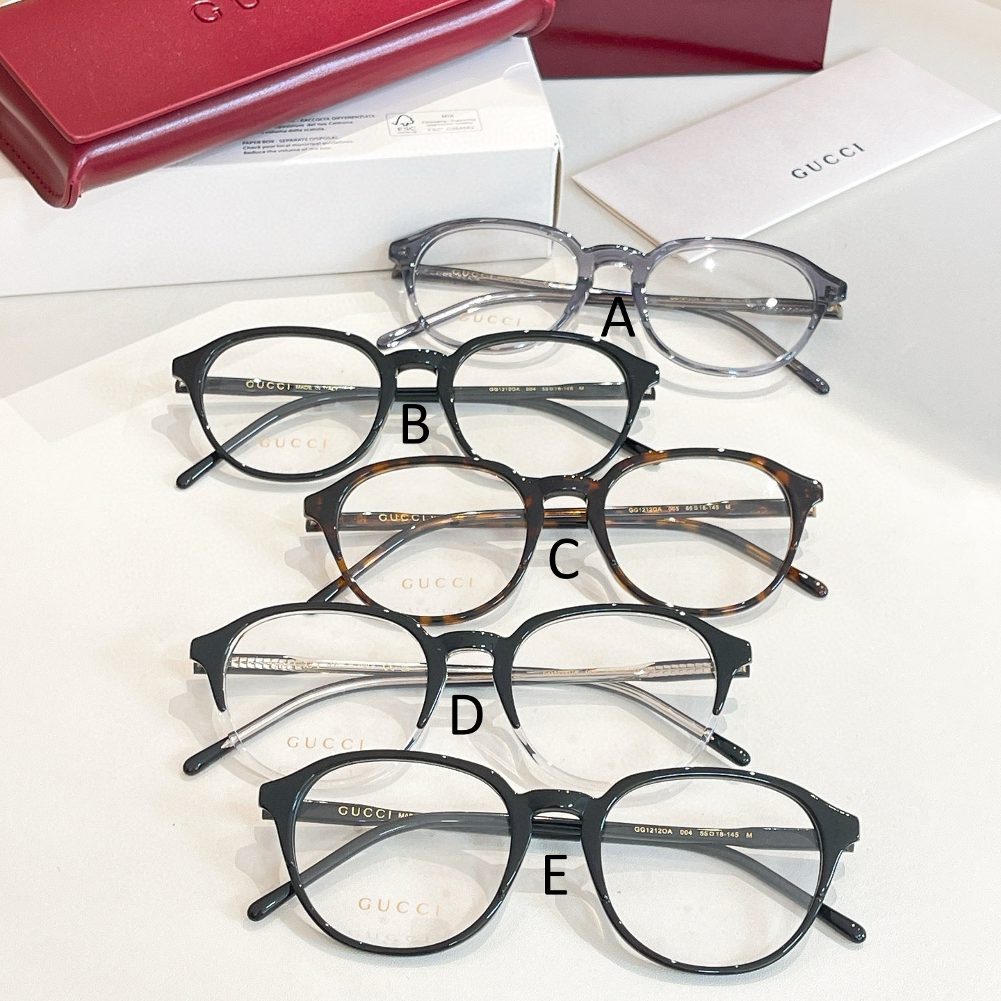 구찌 Gucci GG1212OA 55口18-145