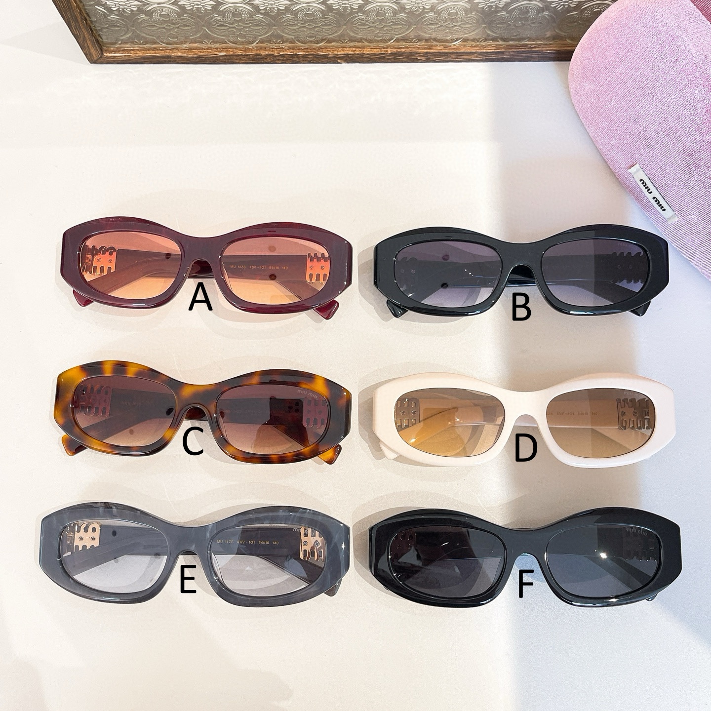 미우 미우 MIU MIU MU 14ZS 54口18-140