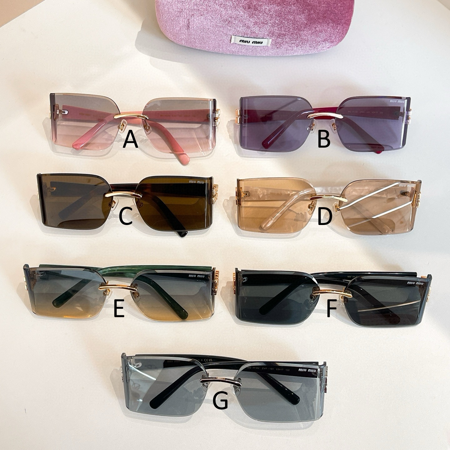 미우 미우 MIU MIU MU 111AV 63口17-130