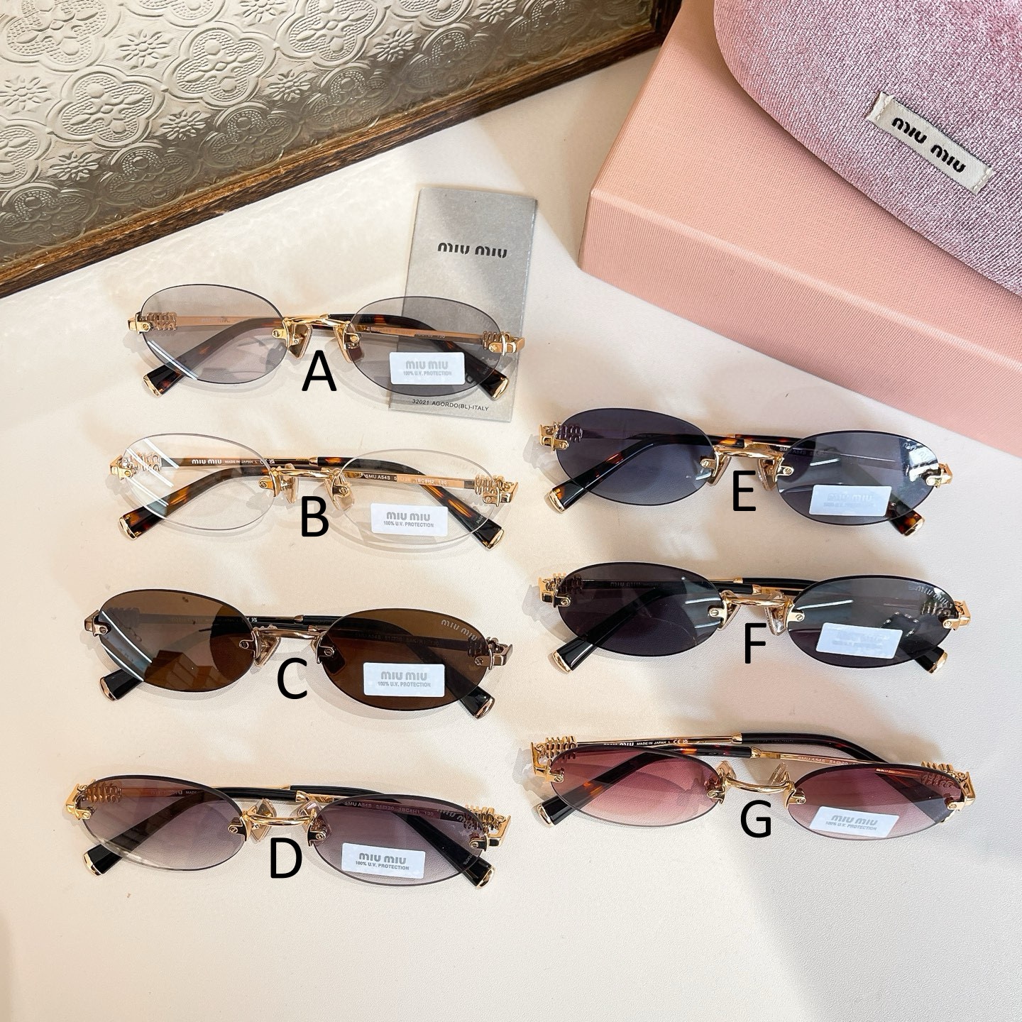 미우 미우 MIU MIU SMU A54S 51口20-130