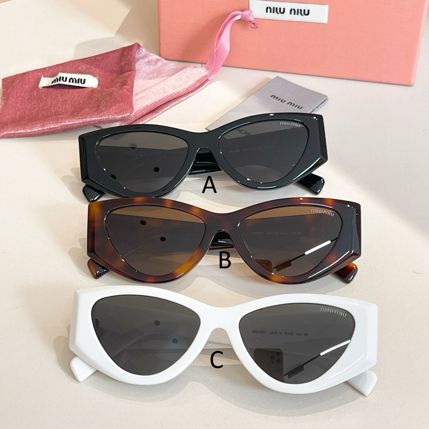 미우 미우 MIU MIU SMU06Y 54口16-140