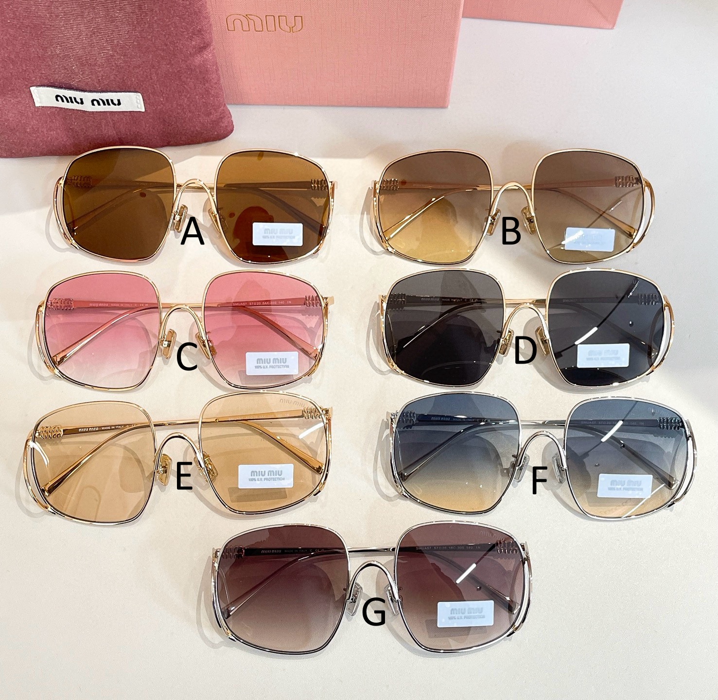 미우 미우 MIU MIU SMUA57 57口20-140