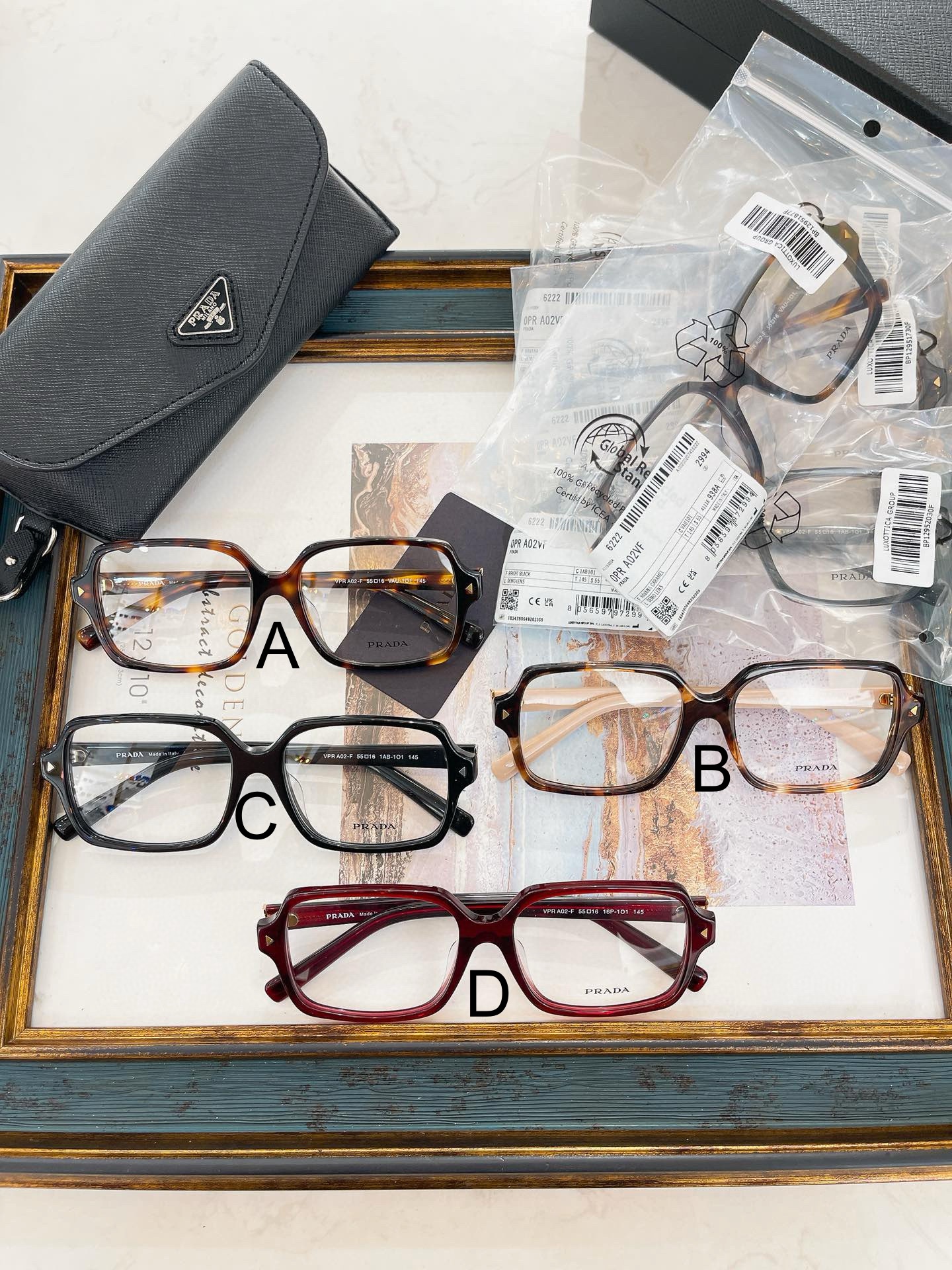 프라다 Prada VPR A02-F 55口16-145