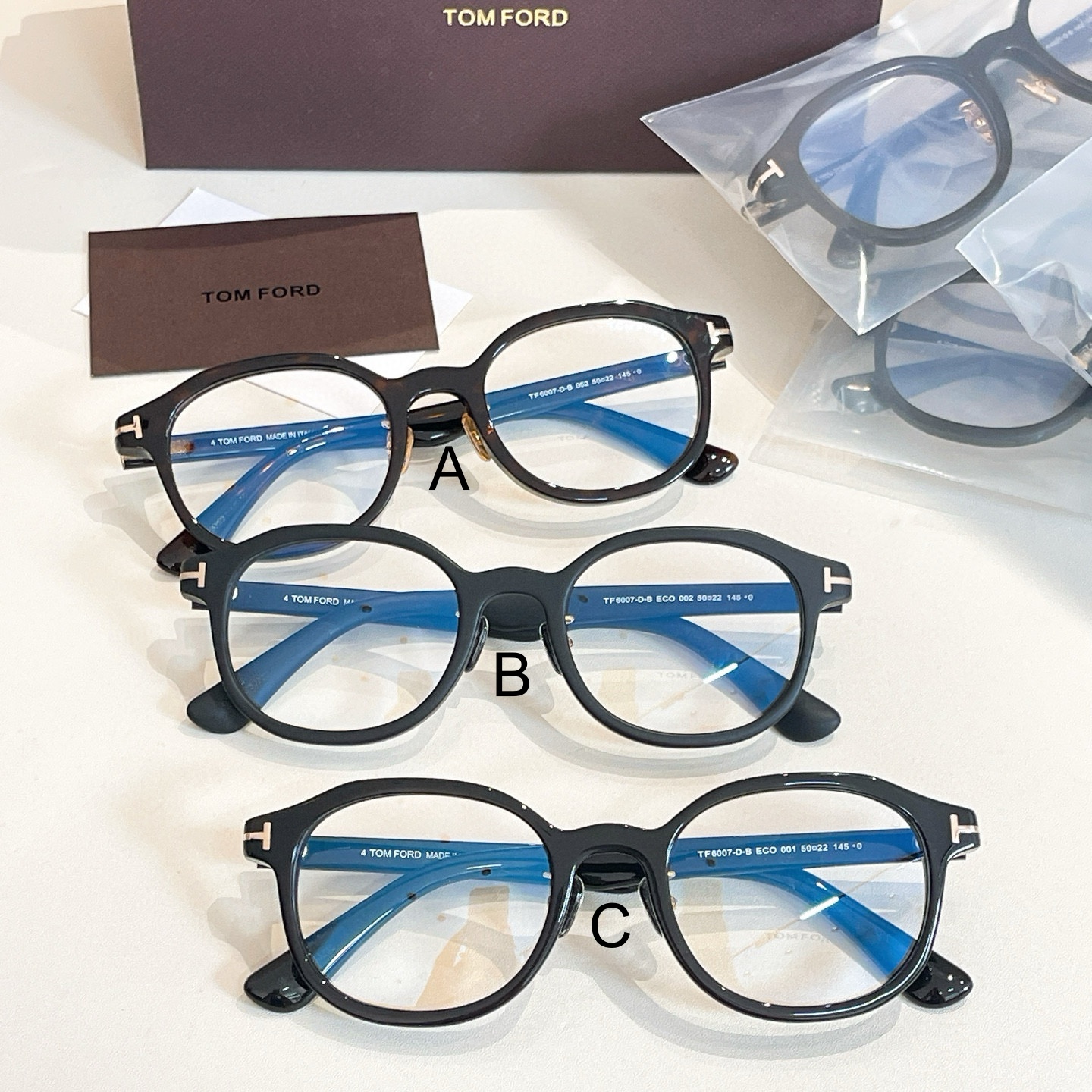 톰포드 Tom Ford TF6007-D-B 50口22-145