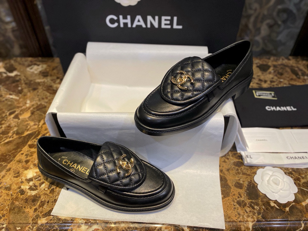 샤넬 CHANEL G36646 로퍼 Black