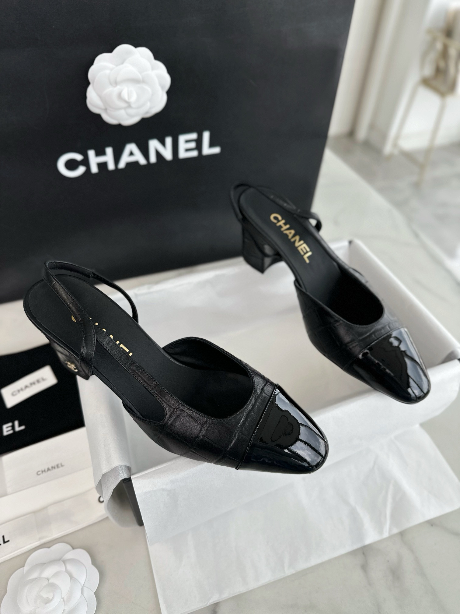 샤넬 CHANEL G31318 Slingbacks 슬링