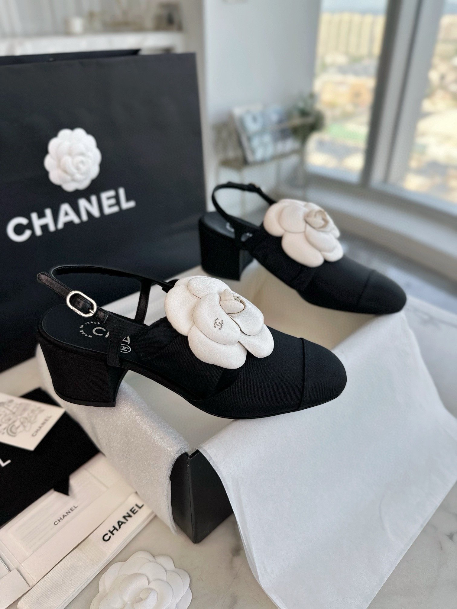 샤넬 CHANEL 23K G45307 슬링백 Black