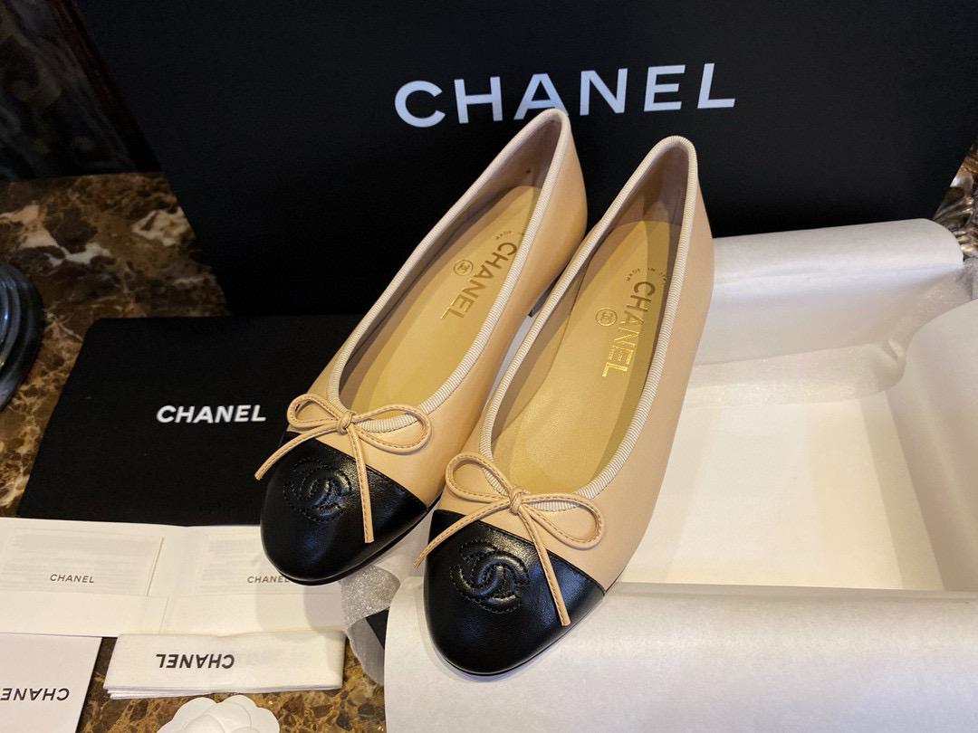샤넬 CHANEL G02819 플랫 Apricot