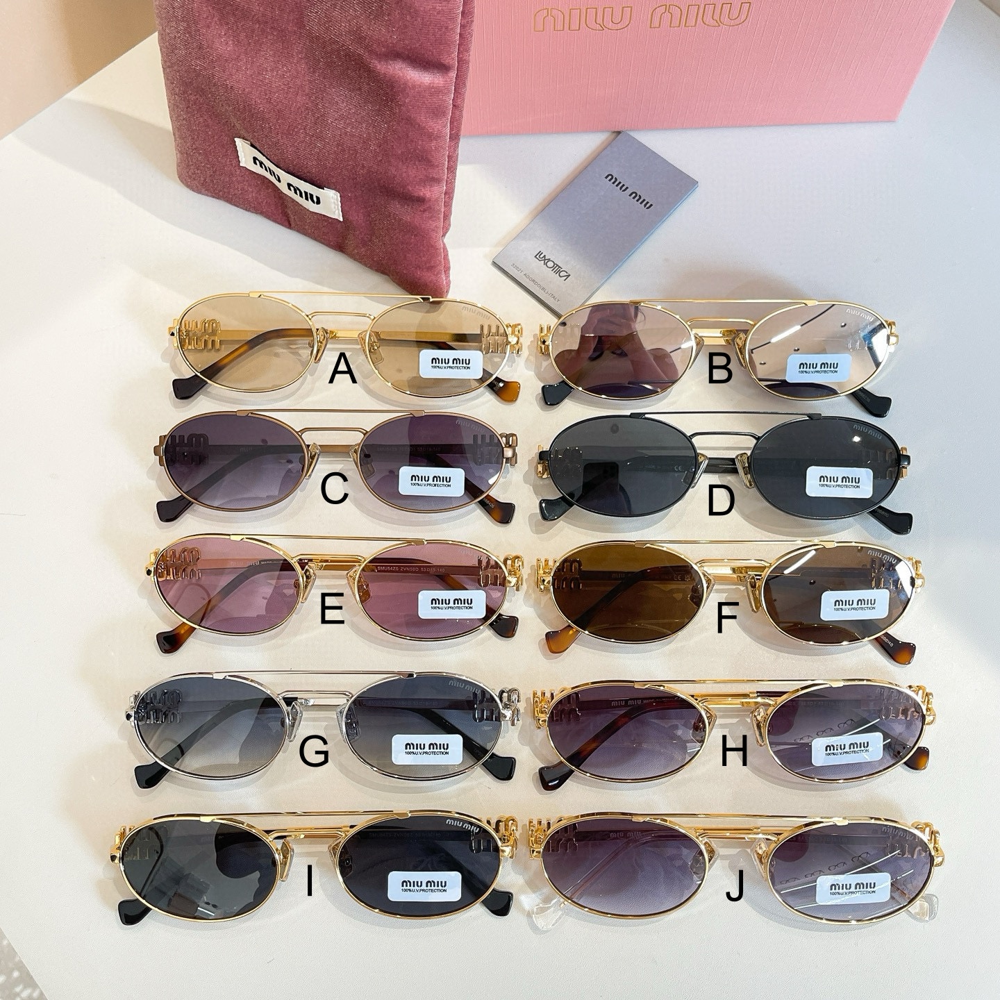 미우 미우 MIU MIU SMU 54ZS 53口19-140