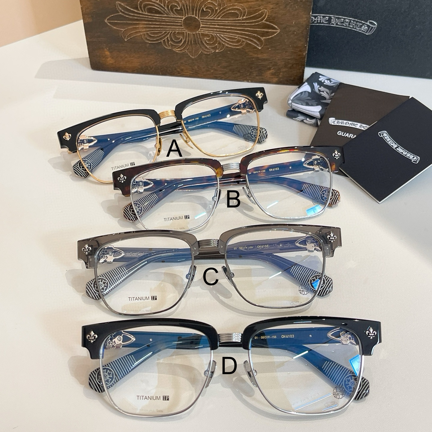 크롬하츠 Chrome Hearts CH6103 58口19-155