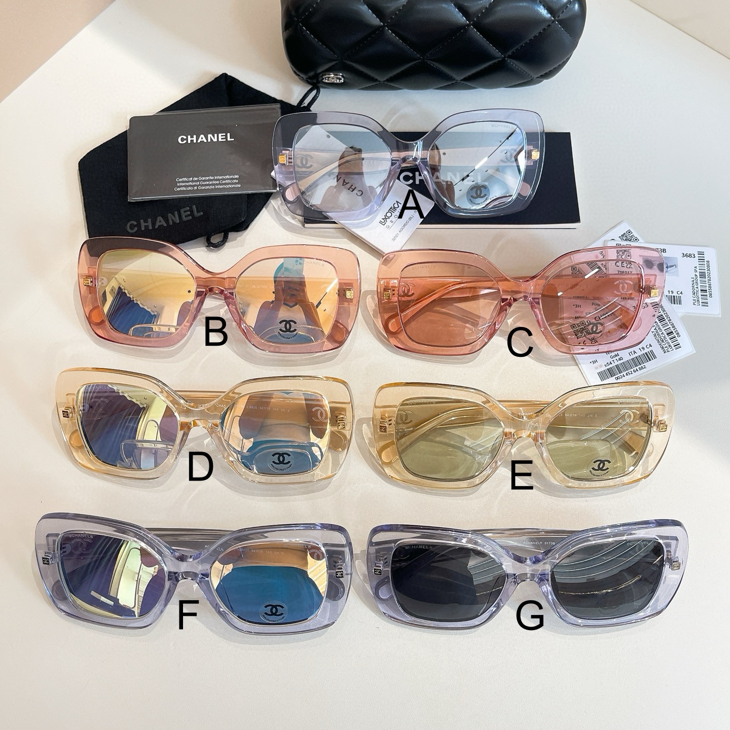 샤넬 Chanel 9173B 54口19-140