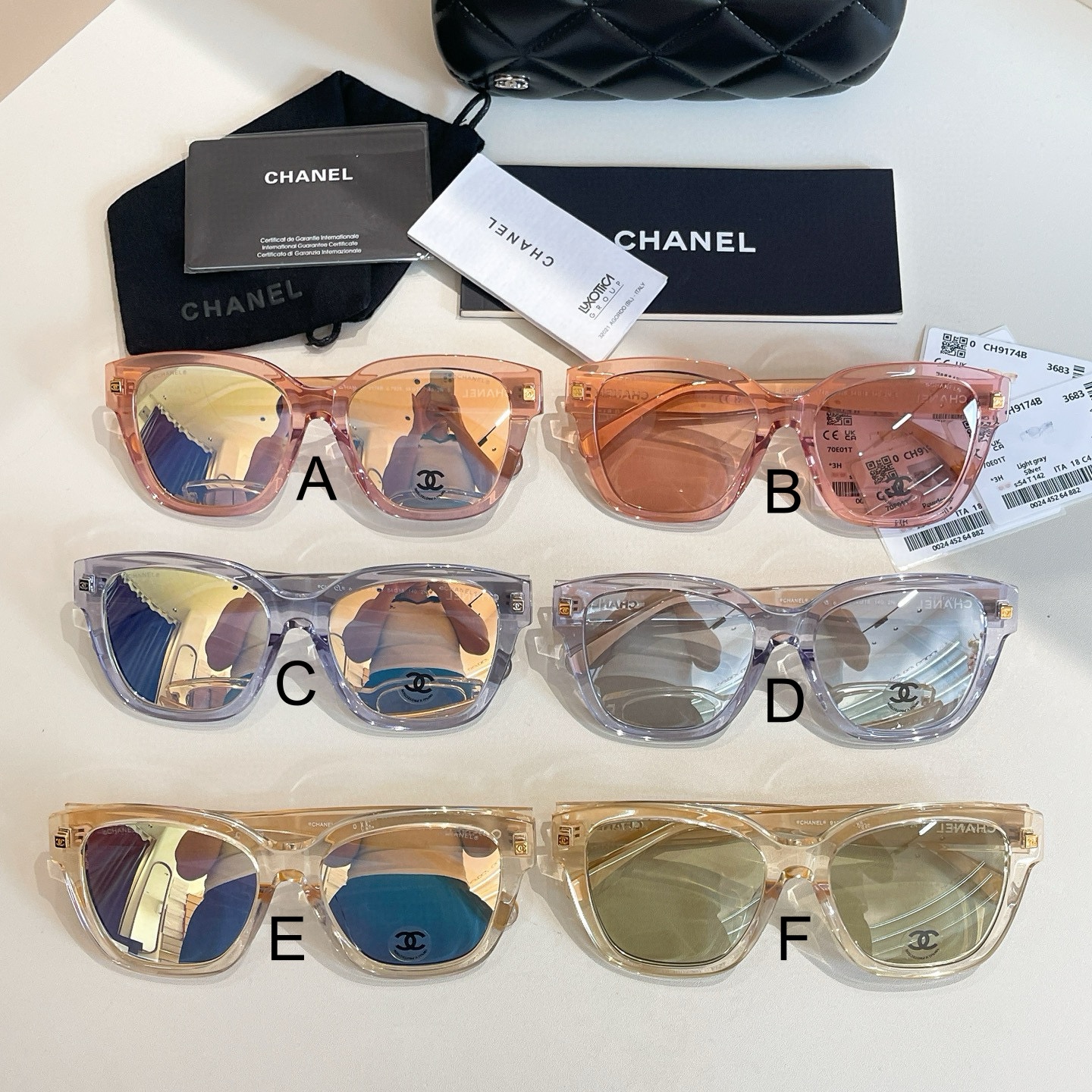 샤넬 Chanel 9174B 54口18-140