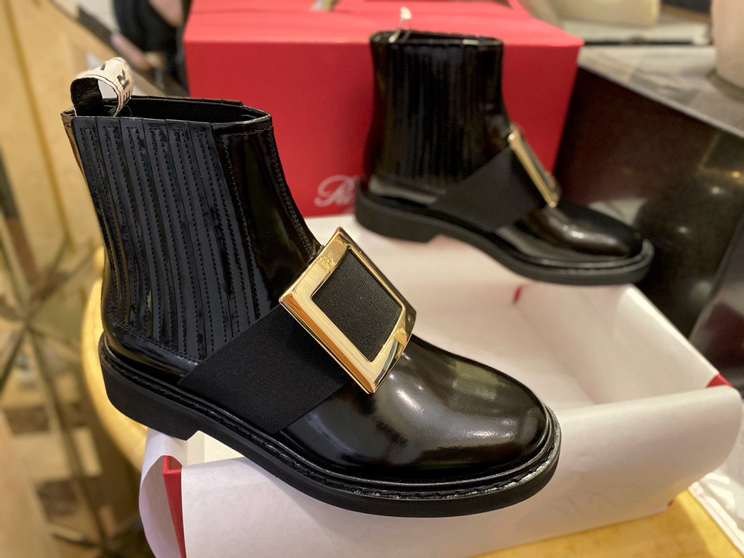 로저비비에 Roger Vivier 앵클 부츠 Black