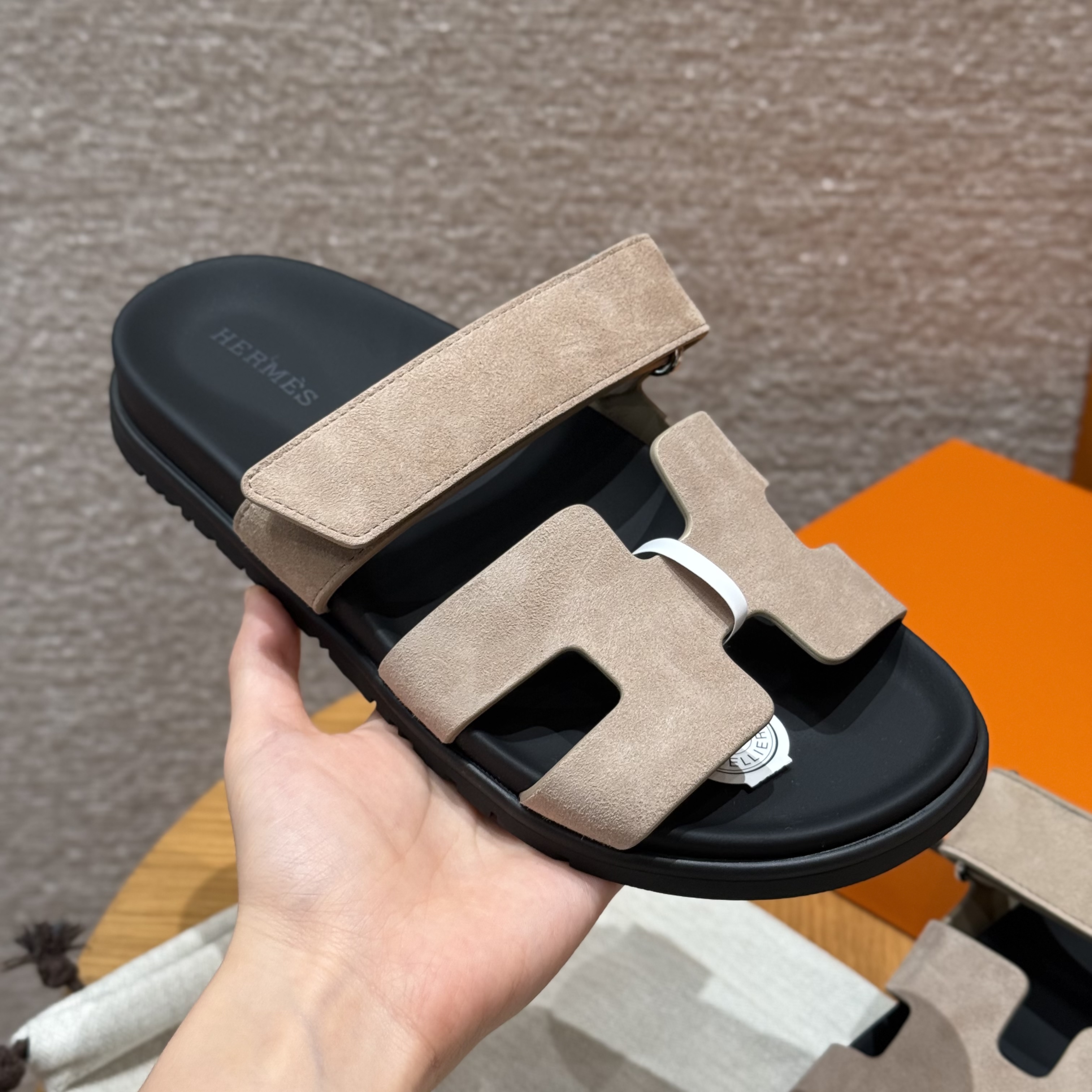 에르메스 Hermes 225 Chypre sandal chamois&Clay beige