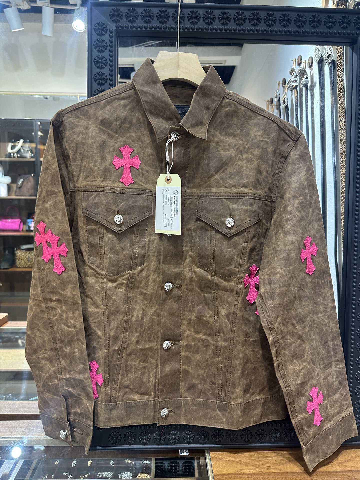 크롬하츠 Chrome Hearts 오일 왁싱 재킷