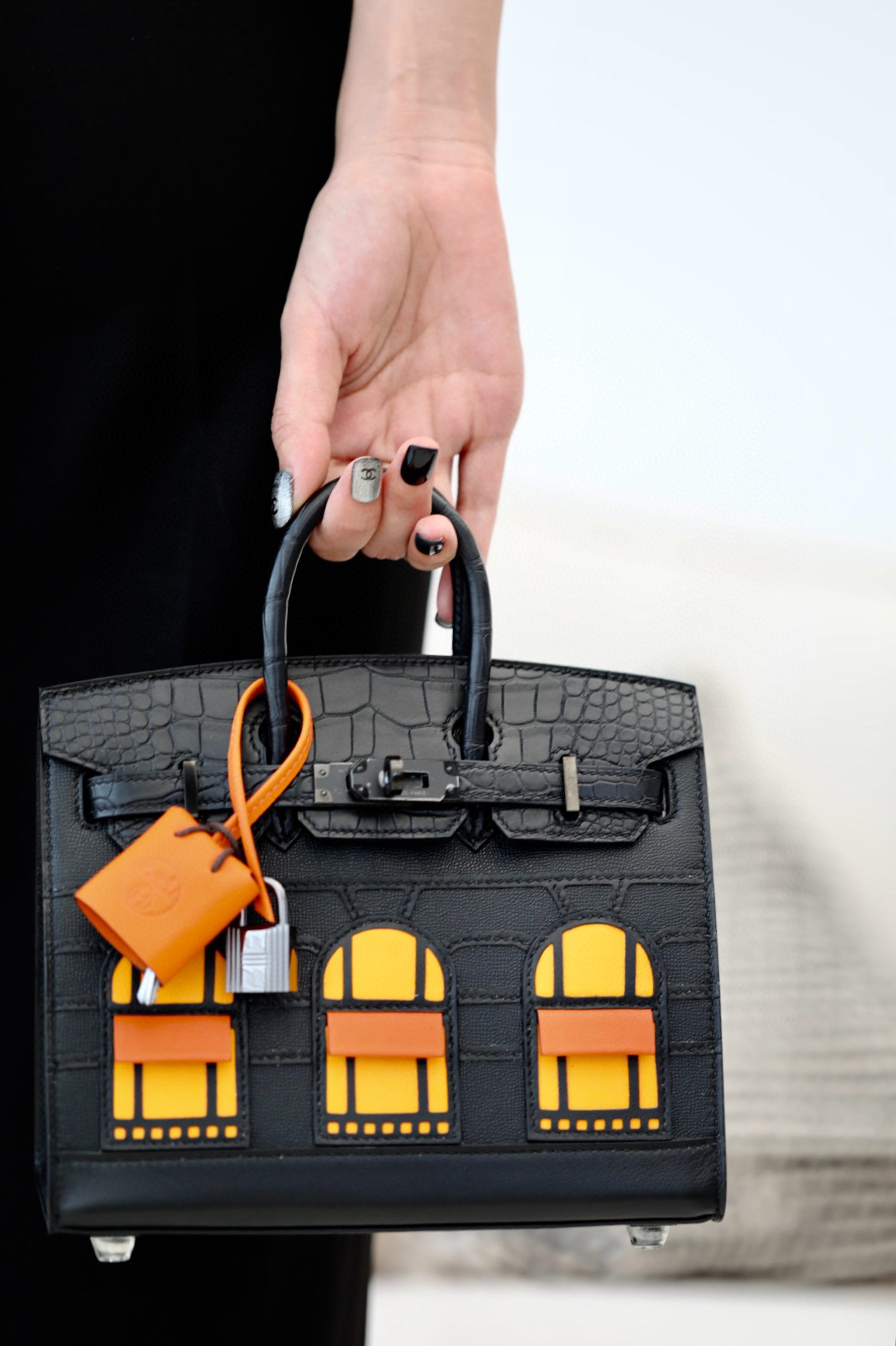 에르메스 Hermes Birkin Faubourg 20cm Black