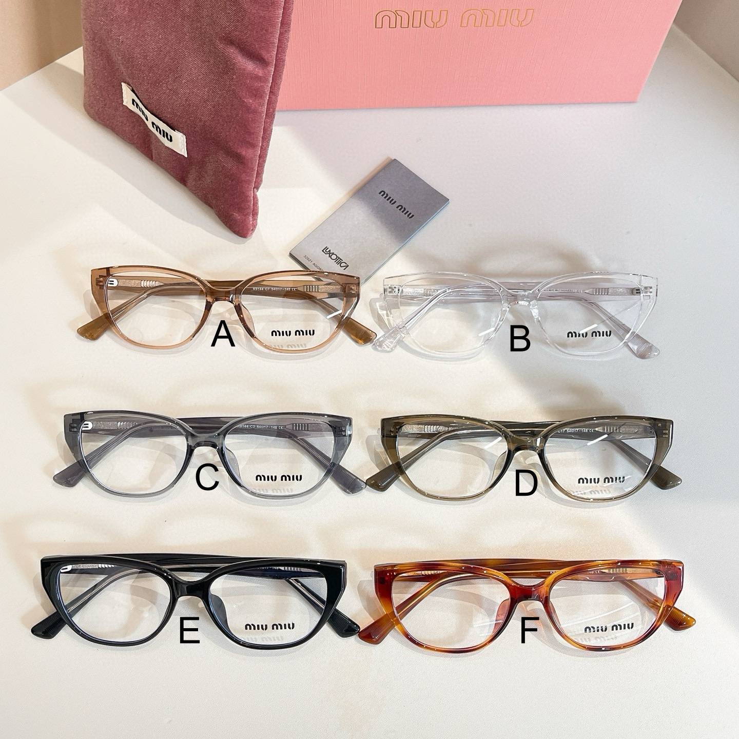 미우 미우 MIU MIU K9144 54口17-148