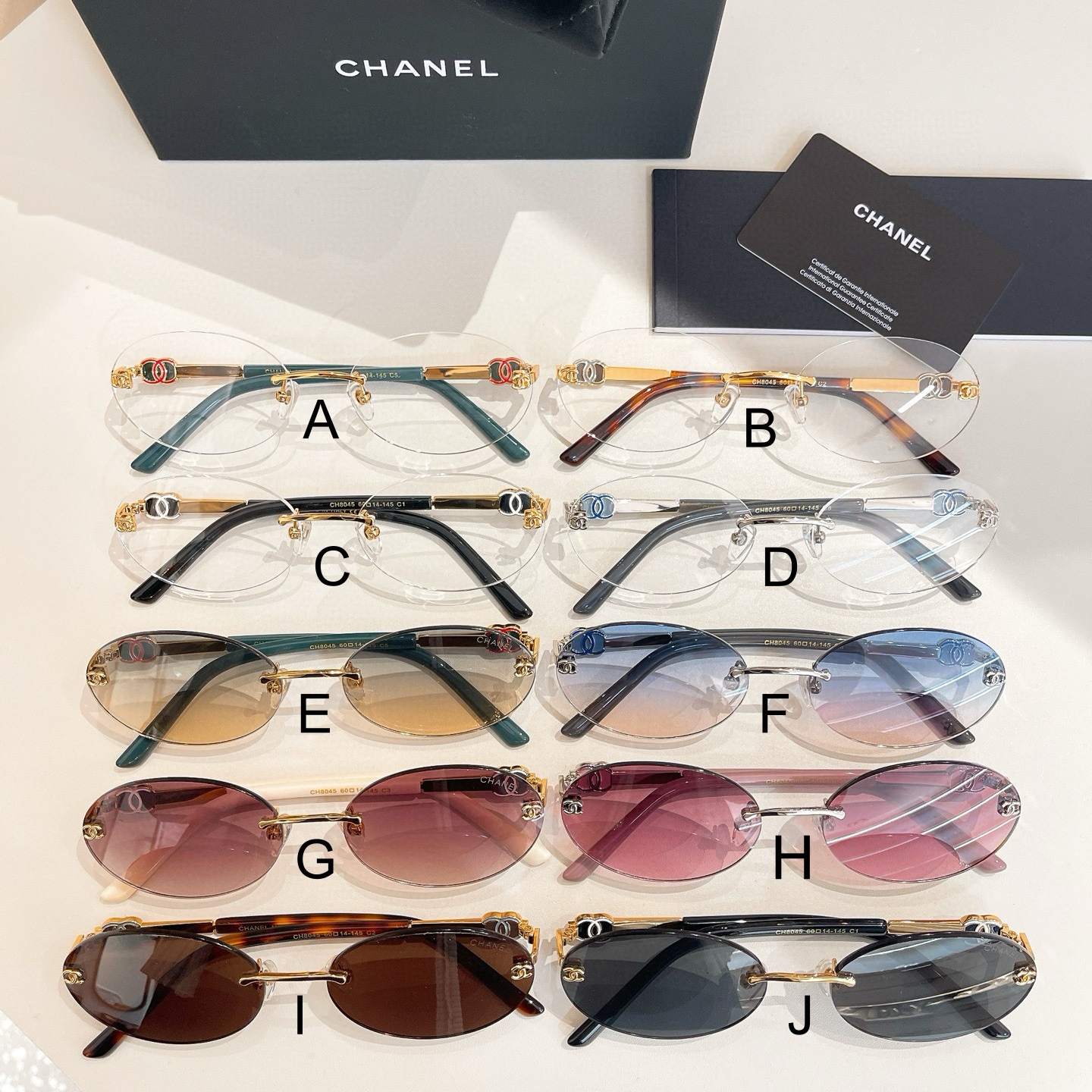 샤넬 Chanel CH8045 60口14-145