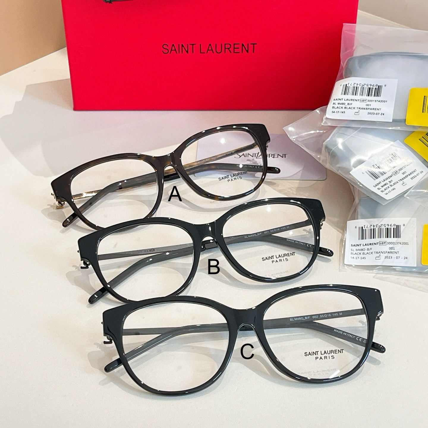 생로랑 Saint laurent SL M480-B-F 55口16-145