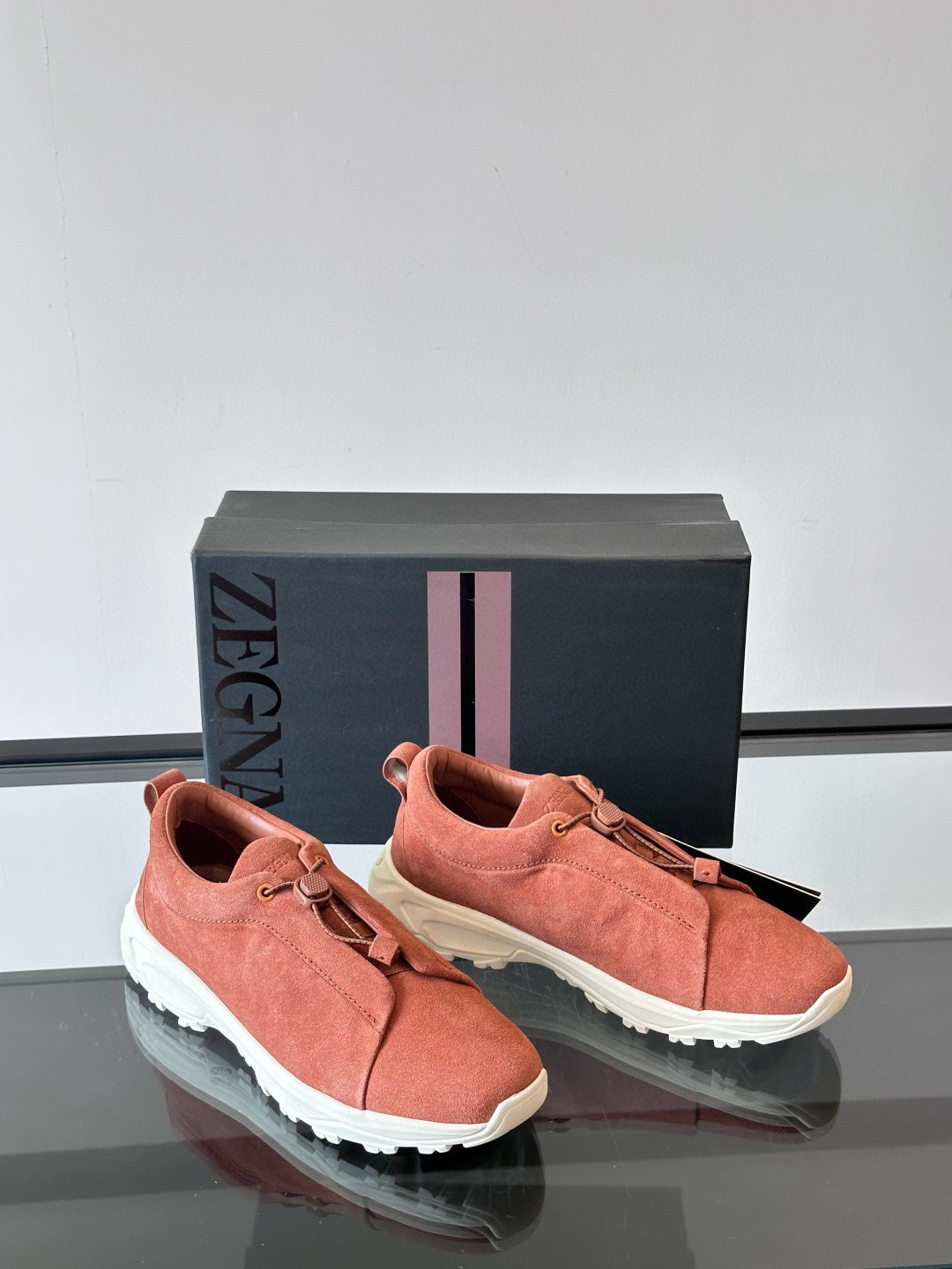 제냐 Zegna Triple Stitch 스니커즈