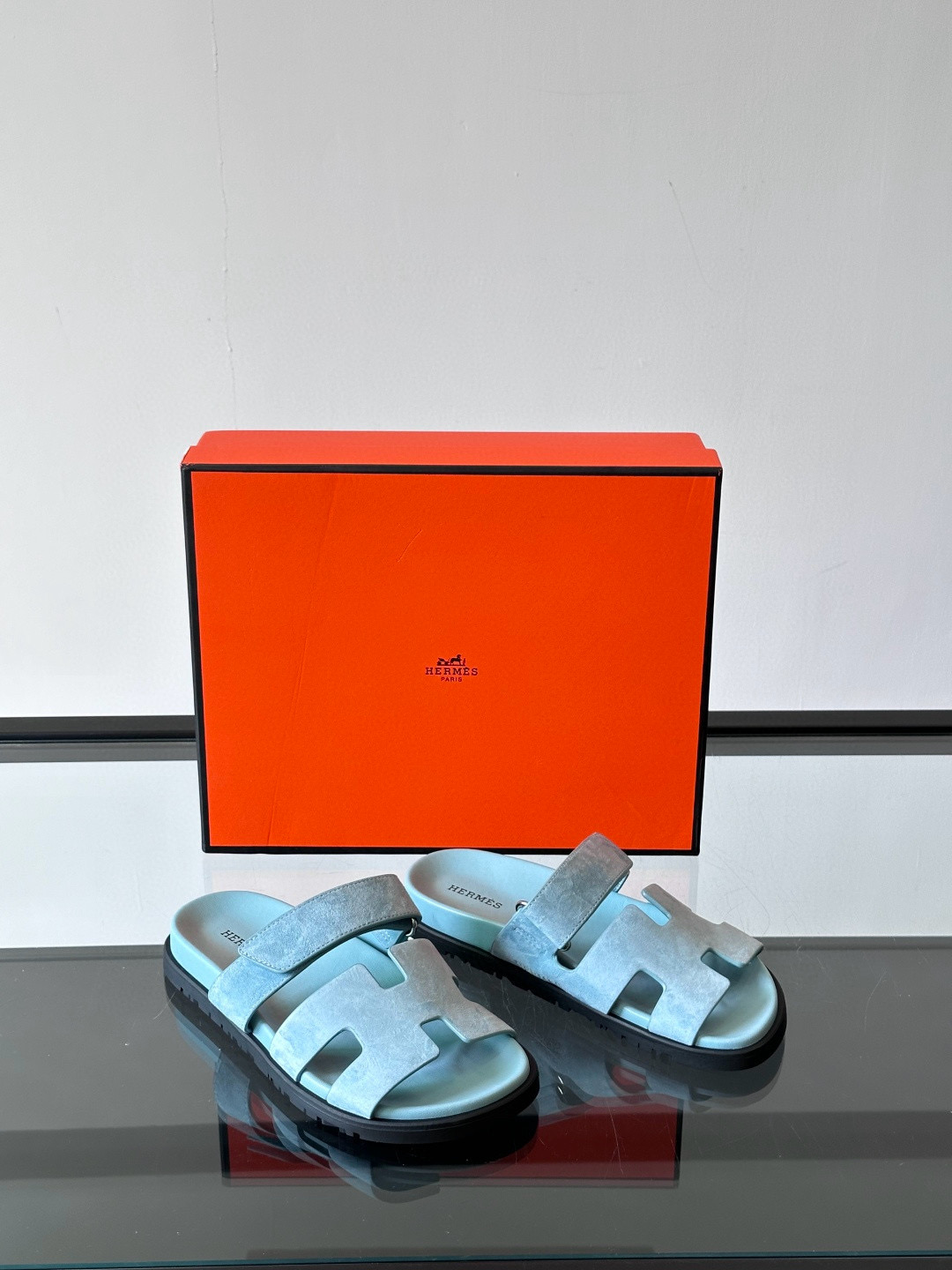 에르메스 Hermes Chypre Sandal Epsom 슬리퍼