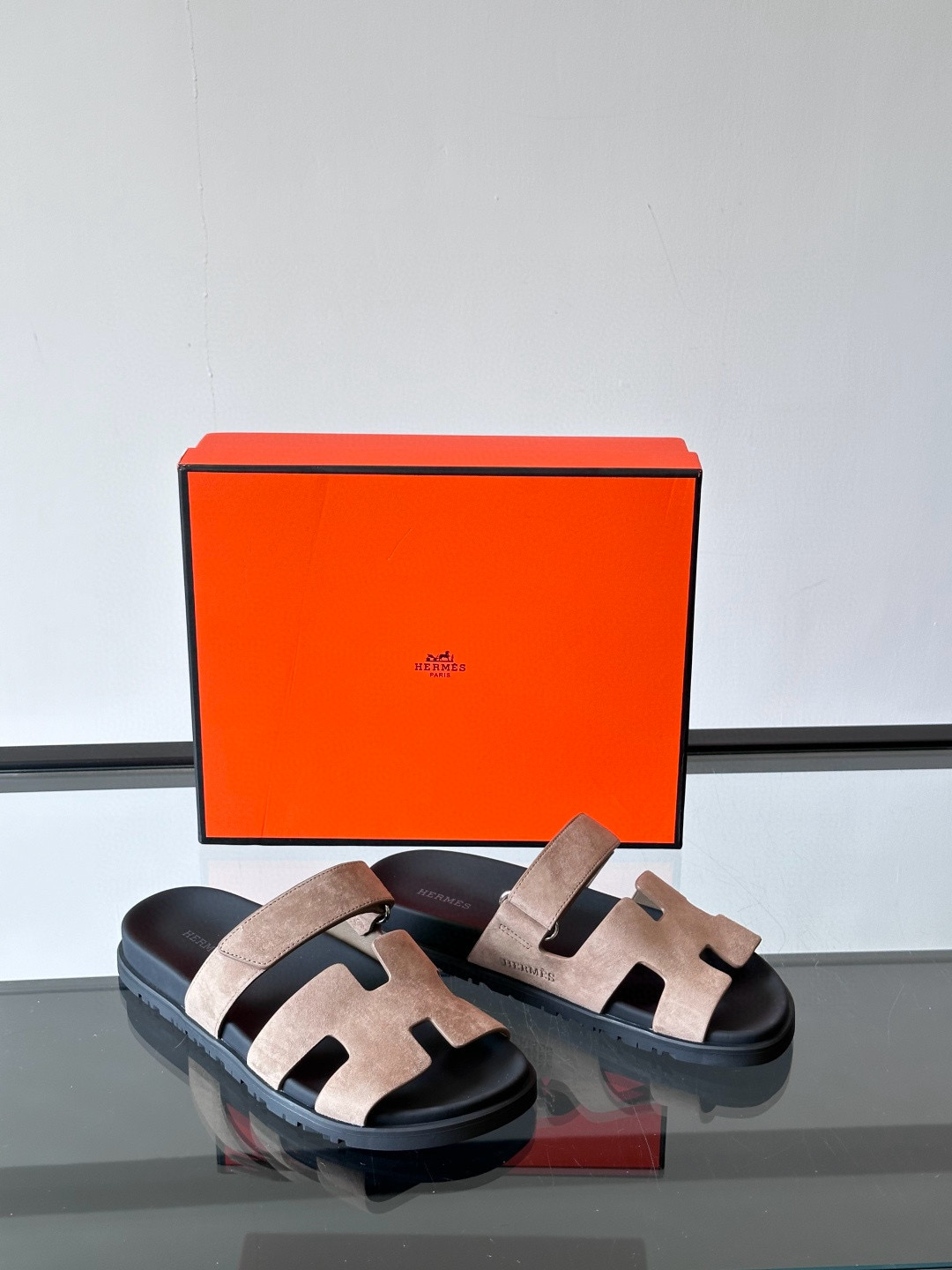 에르메스 Hermes Chypre Sandal Epsom 슬리퍼