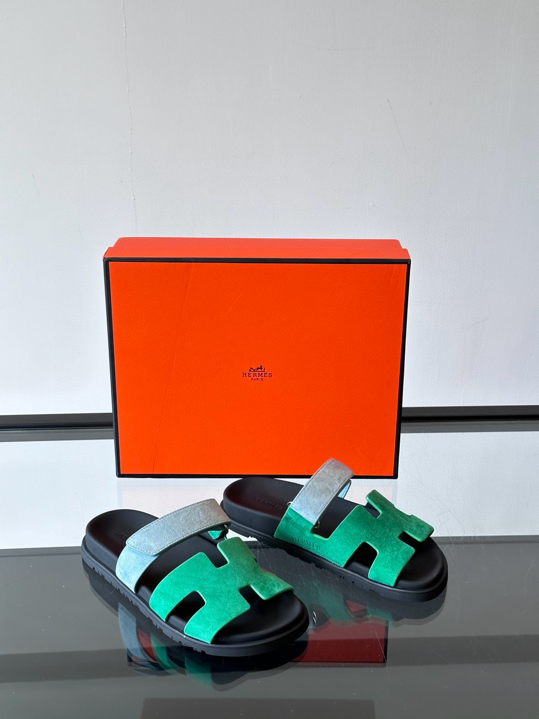 에르메스 Hermes Chypre Sandal Epsom 슬리퍼