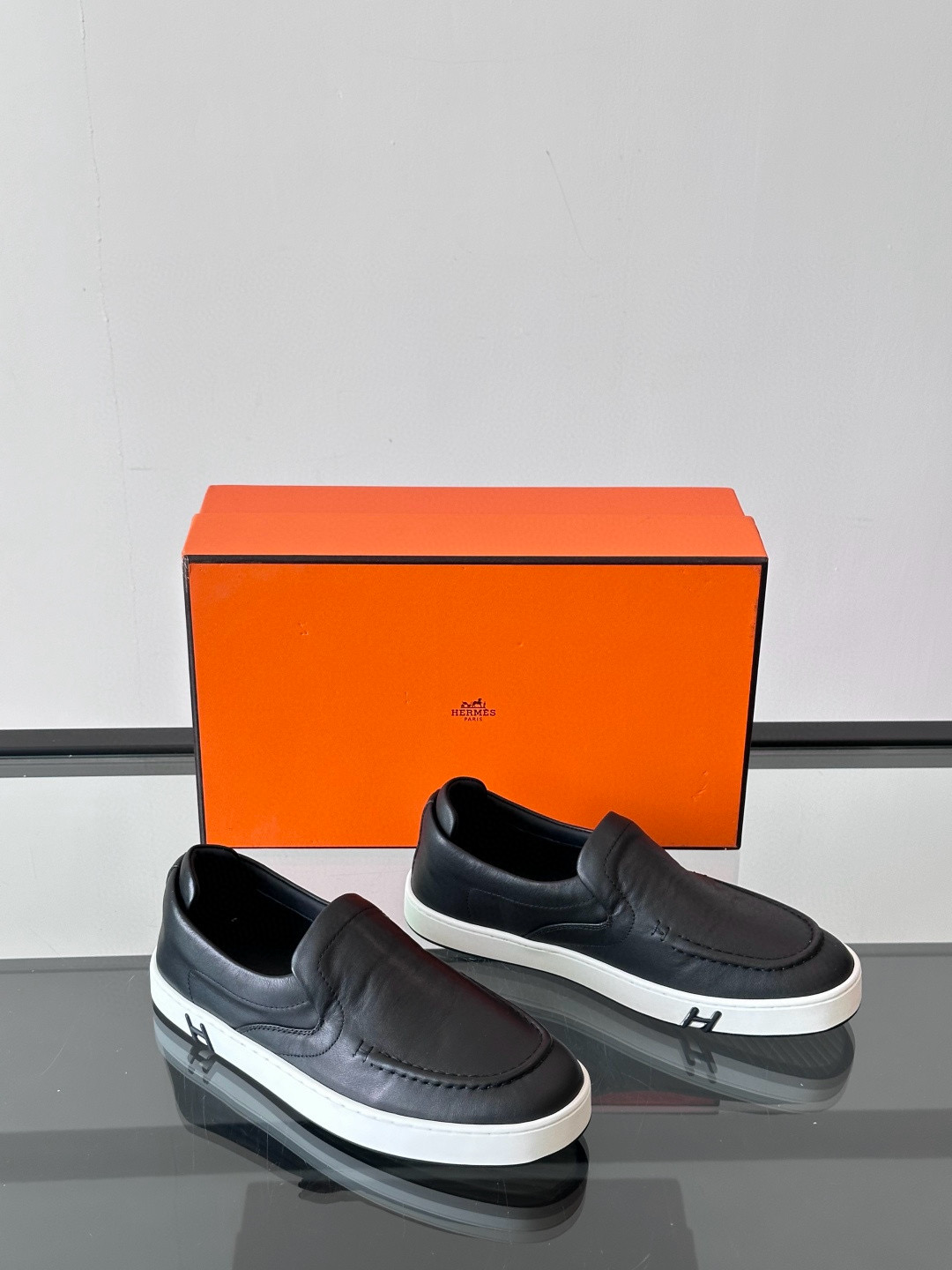 에르메스 Hermes 로퍼 슈즈 Black