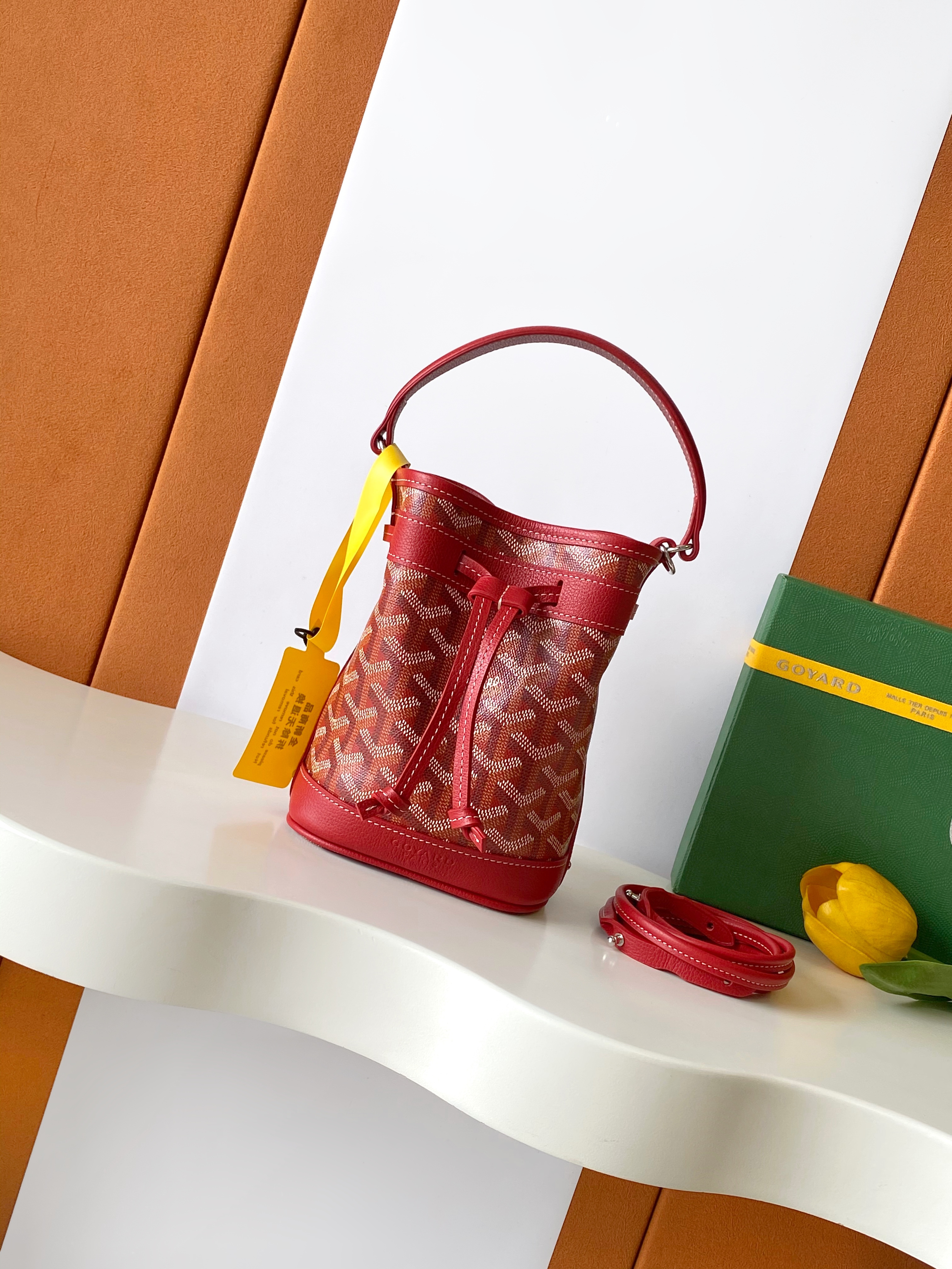 고야드 Goyard 8033 Petit Flot Mini Bucket Bag