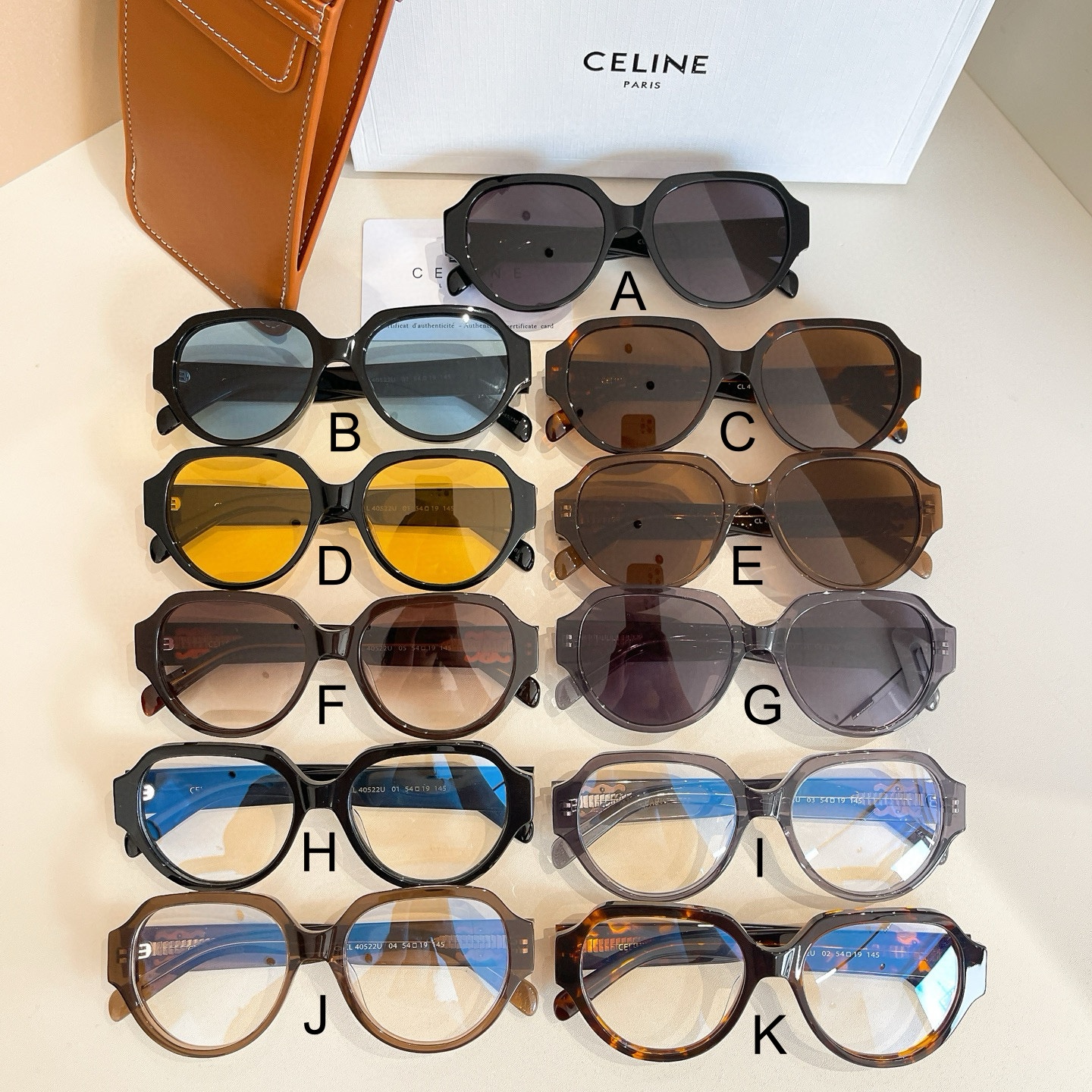 셀린느 Celine CL 40522U 54口19-145