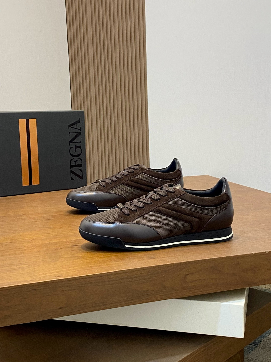 제냐 Zegna Triple StitchTM 스니커즈