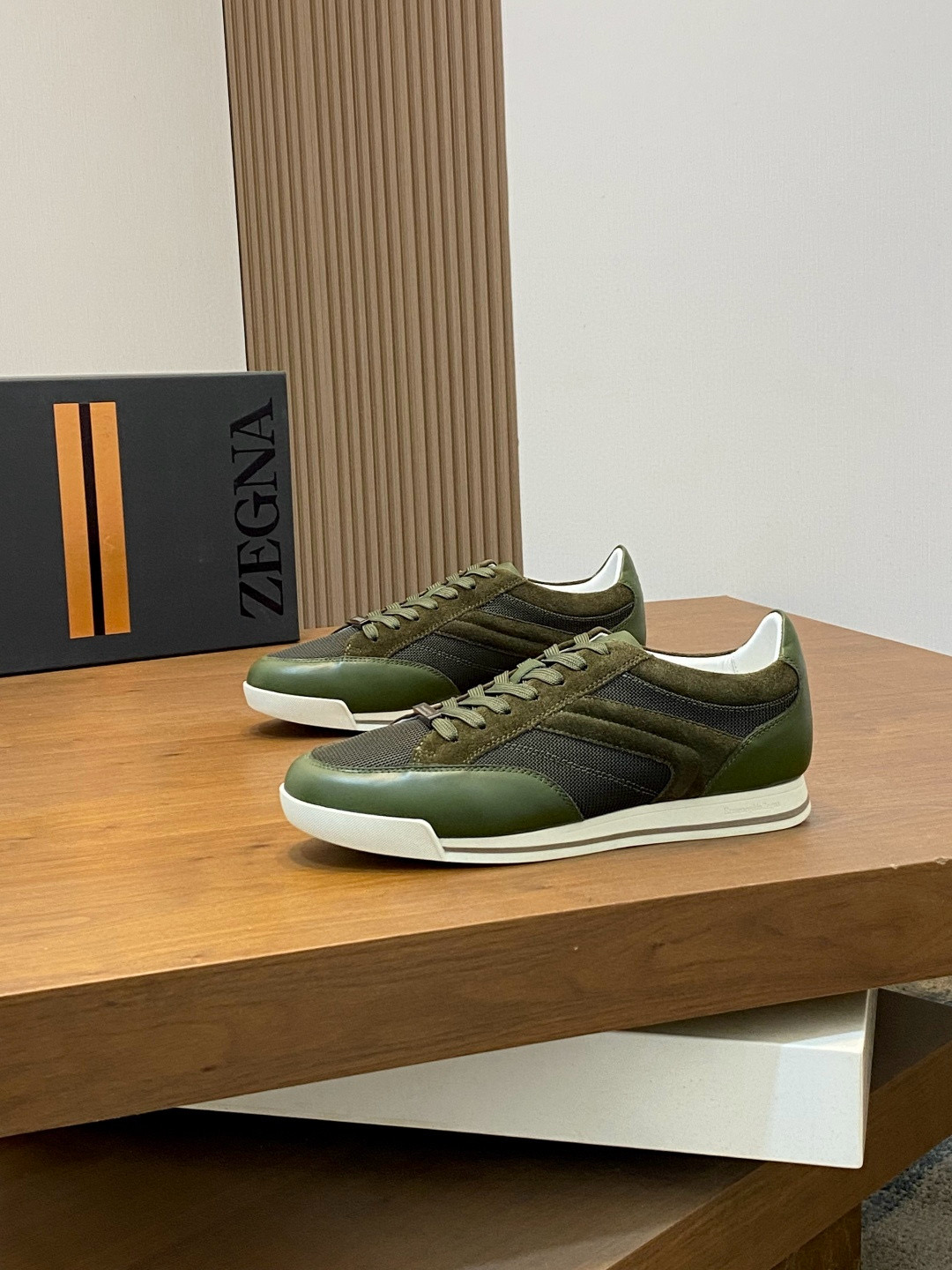 제냐 Zegna Triple StitchTM 스니커즈