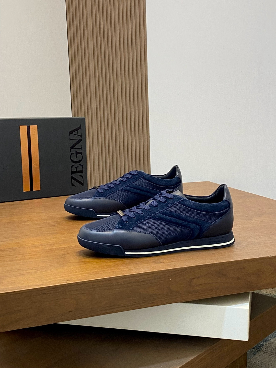 제냐 Zegna Triple StitchTM 스니커즈