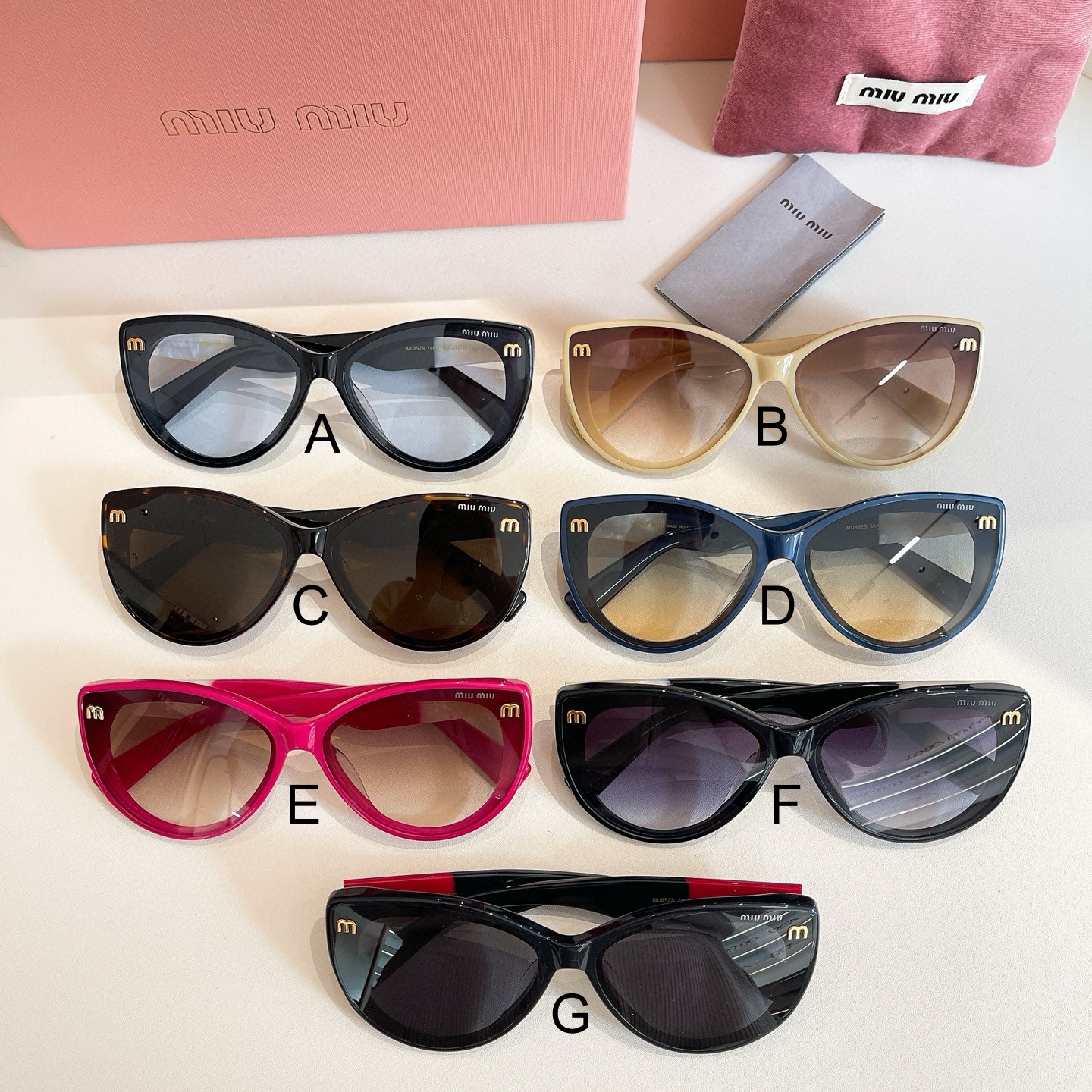 미우 미우 MIU MIU MU 65ZS 63口18-145