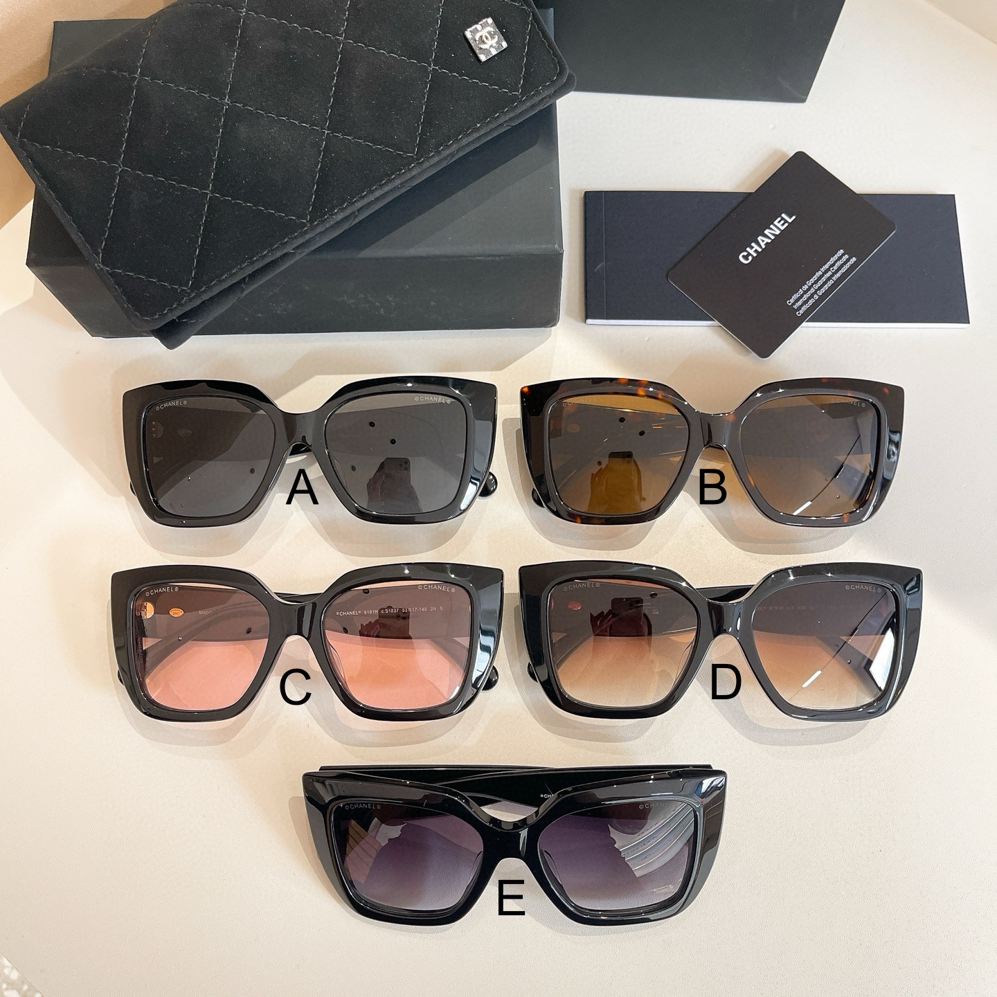 샤넬 Chanel 9191H 53口17-140