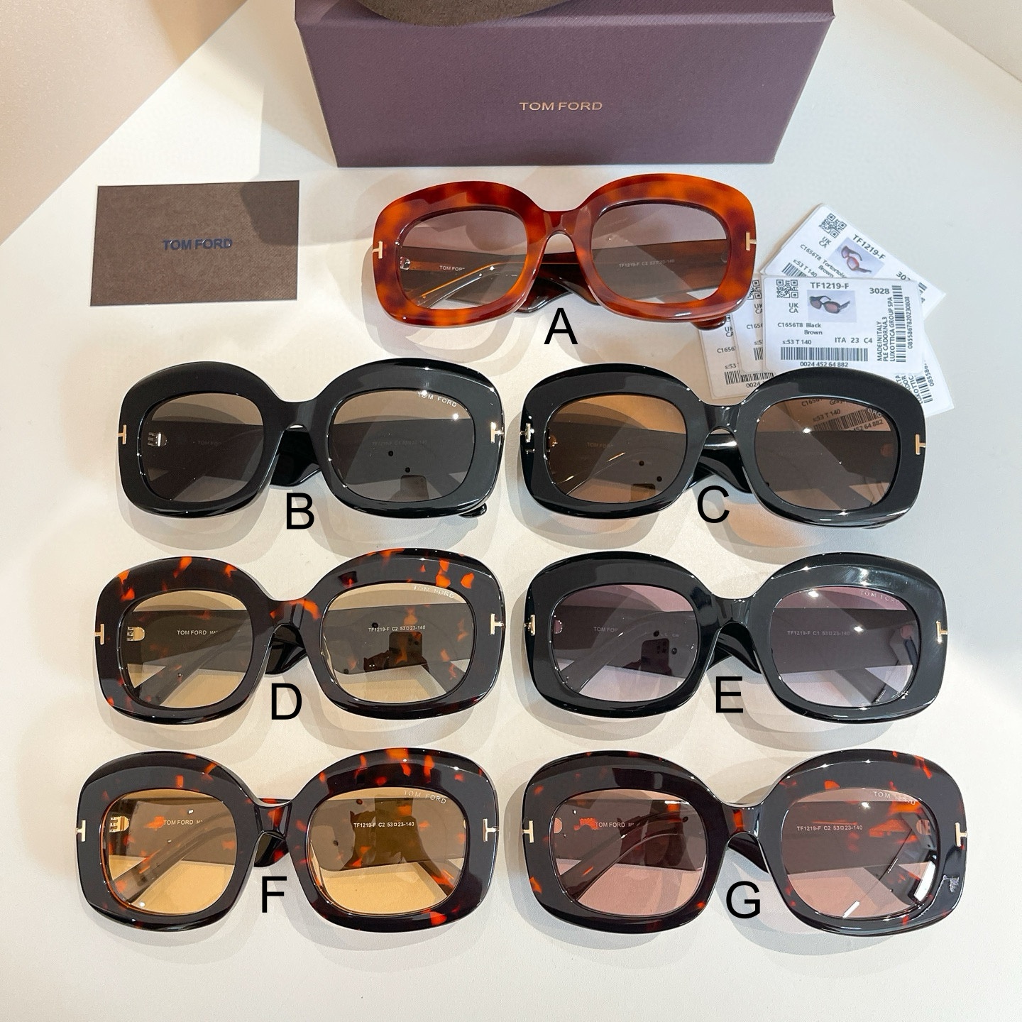 톰포드 Tom Ford TF1219 53口23-140