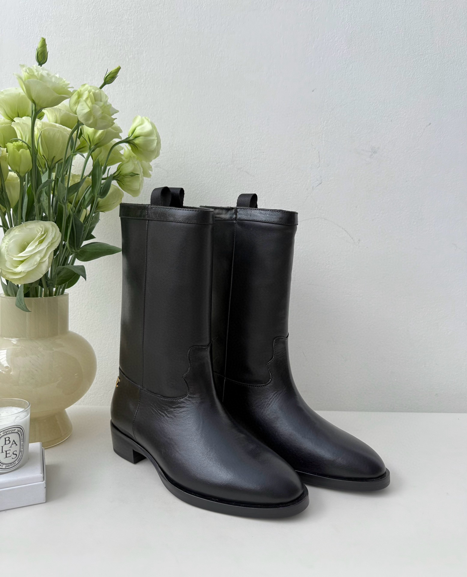 샤넬 CHANEL 앵클 부츠