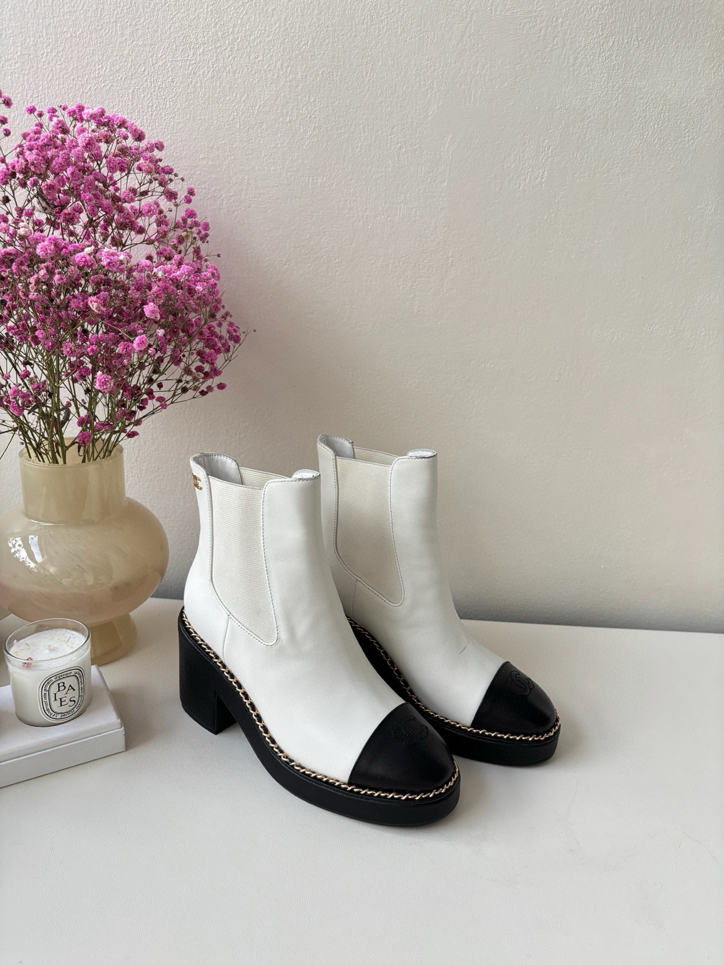 샤넬 CHANEL 앵클 부츠