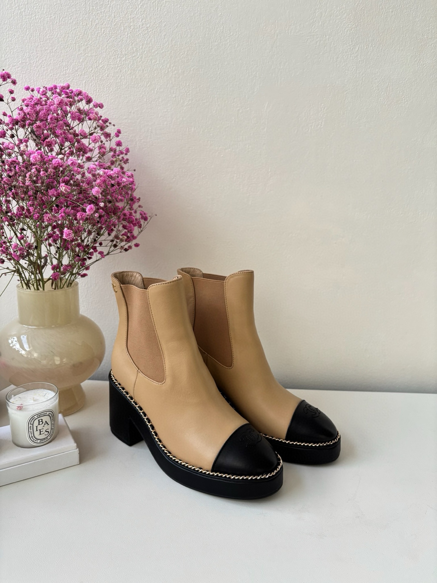 샤넬 CHANEL 앵클 부츠