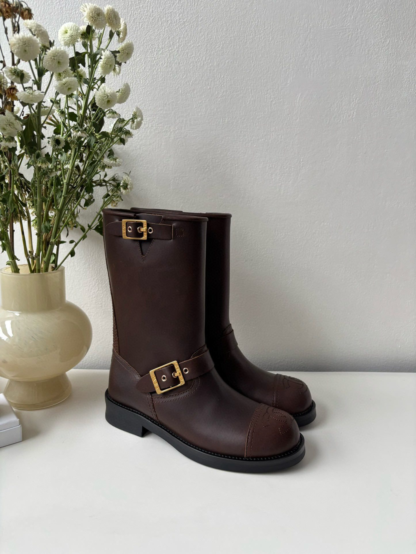 샤넬 CHANEL Vintage 앵클 부츠