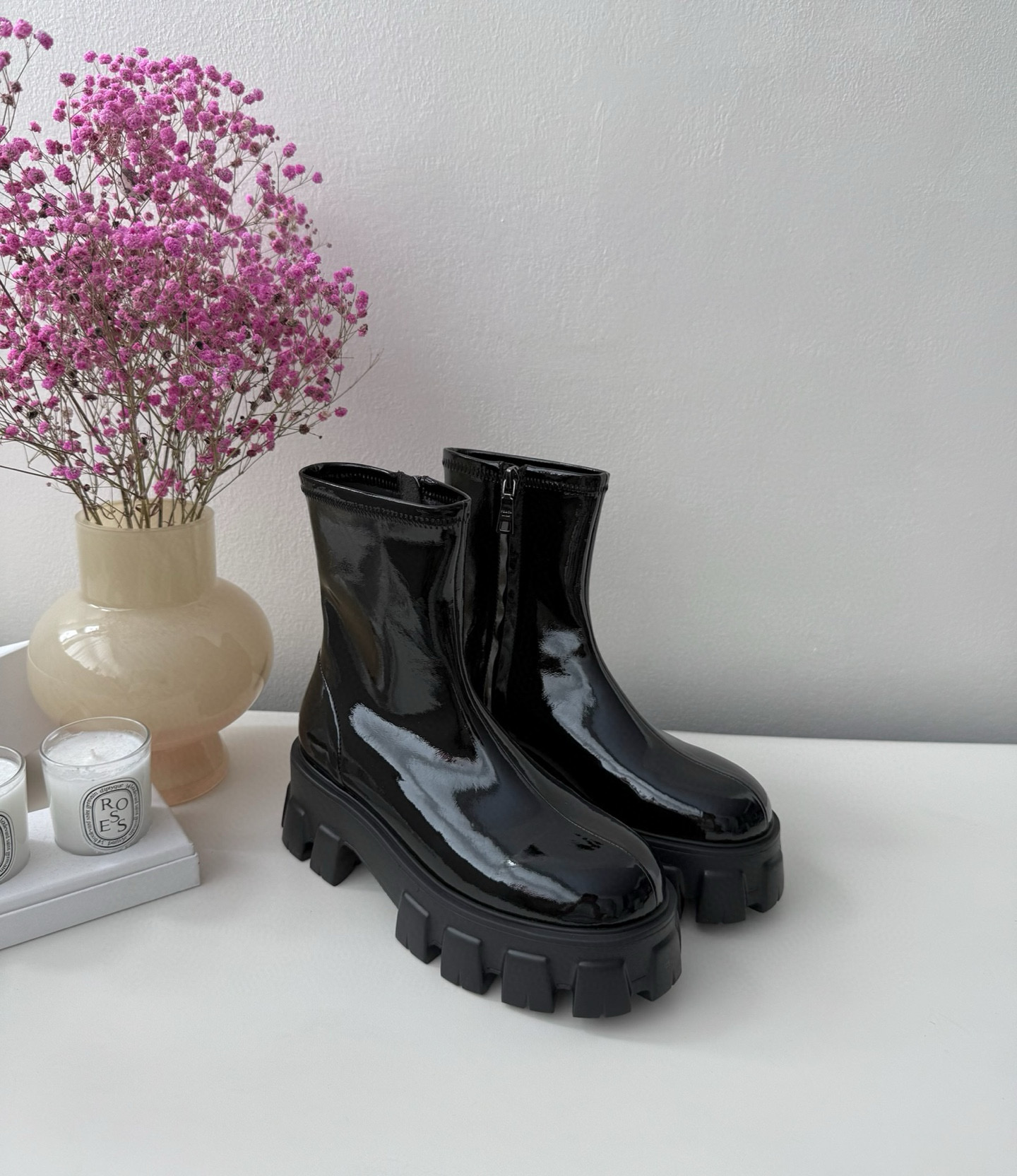 프라다 Prada 앵클 부츠