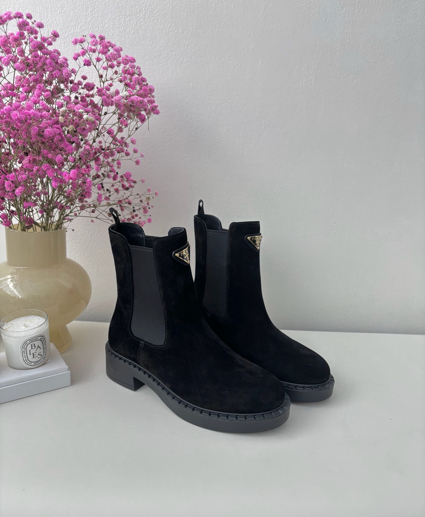 프라다 Prada 앵클 부츠