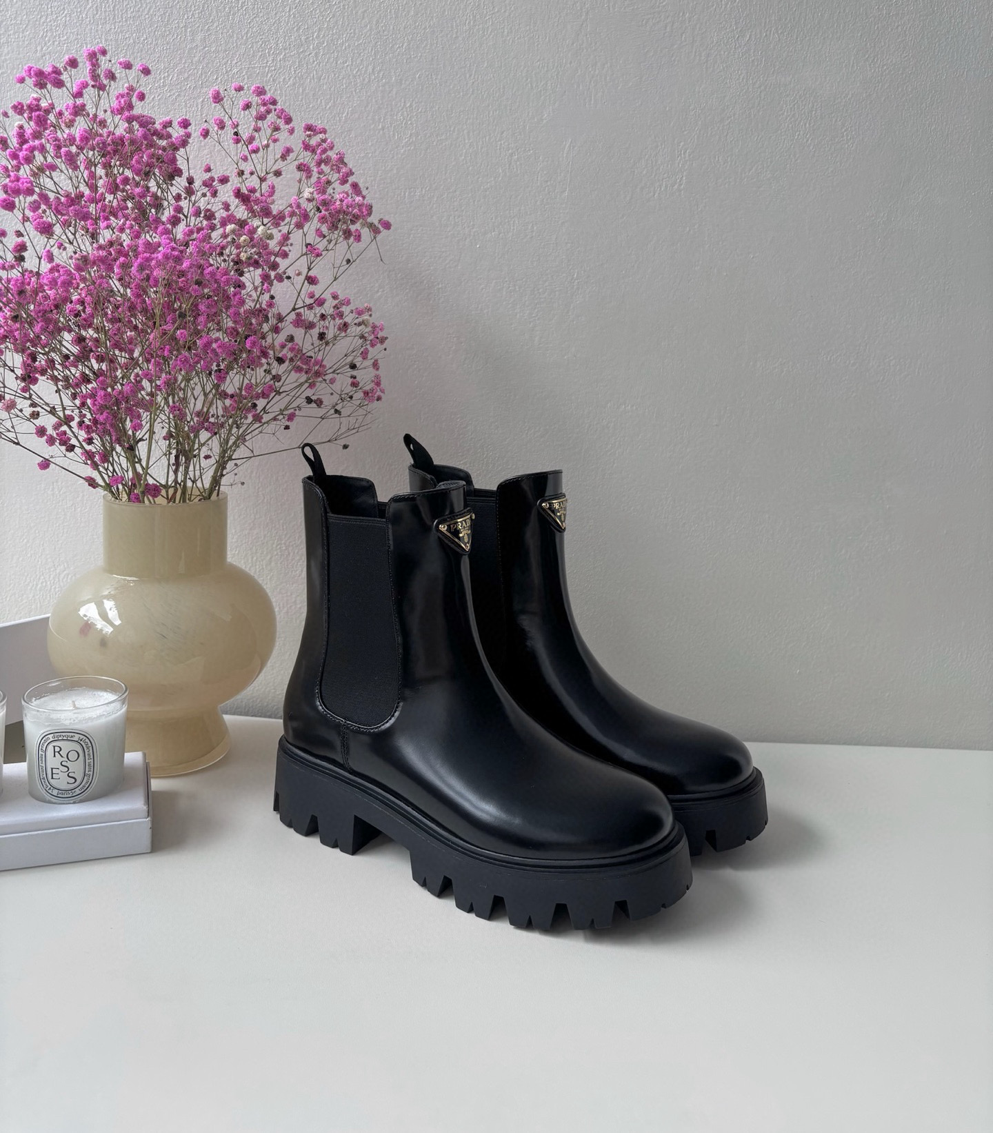 프라다 Prada 앵클 부츠