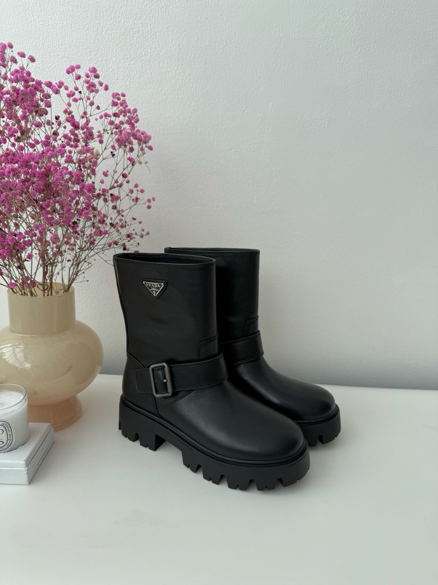 프라다 Prada 앵클 부츠