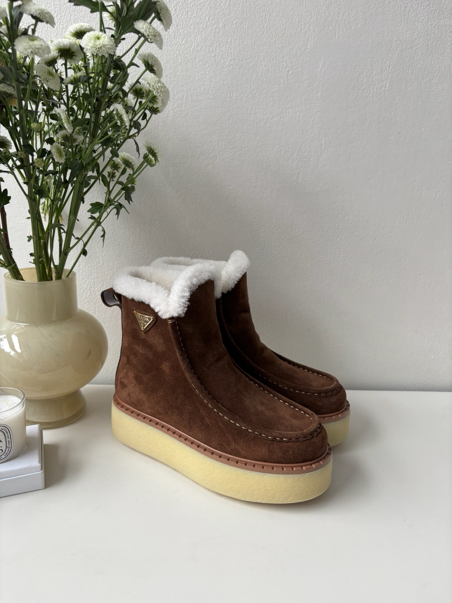 프라다 Prada 앵클 부츠