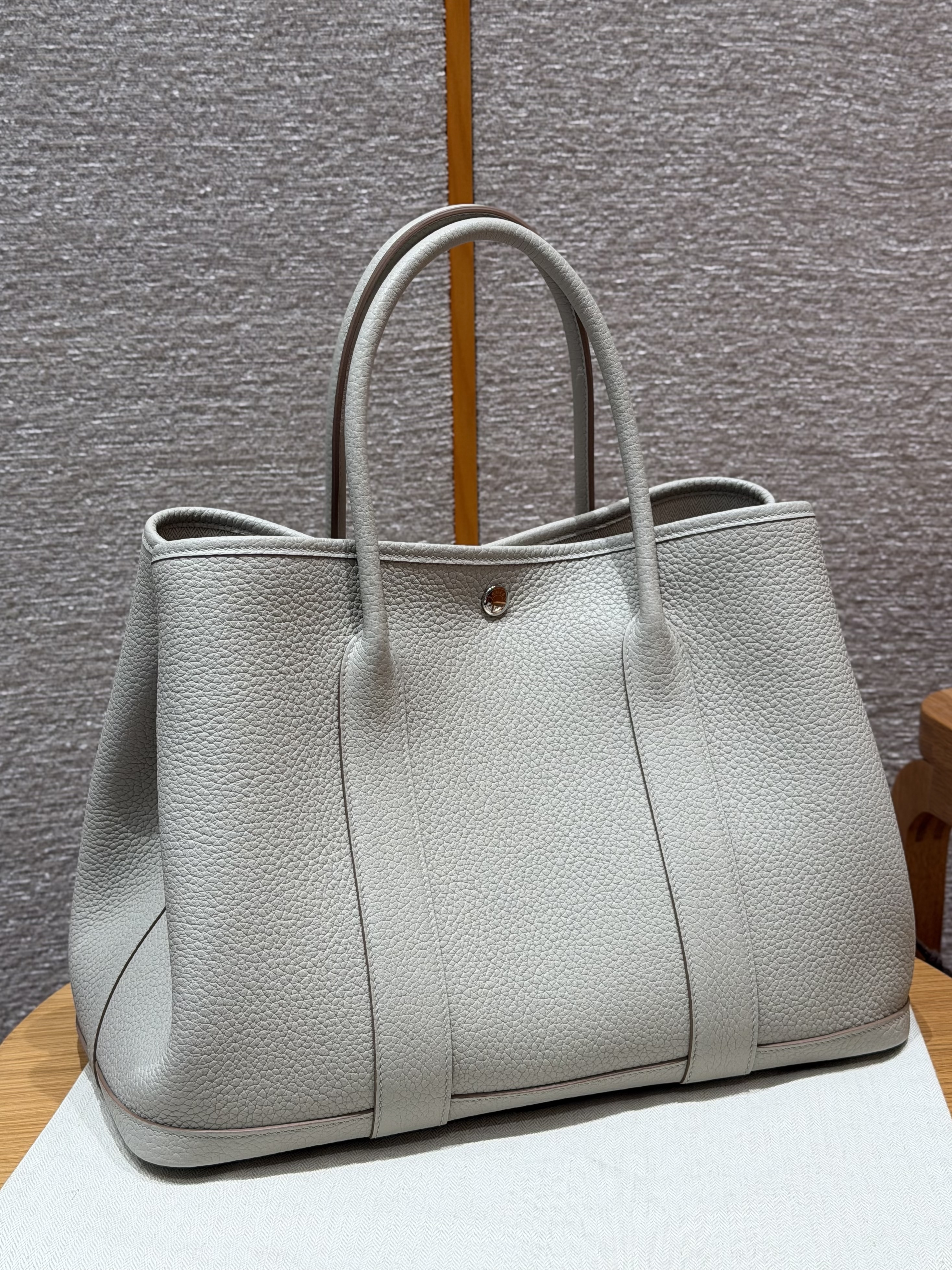 에르메스 Hermes Garden party 36cm vache country 8L Beton