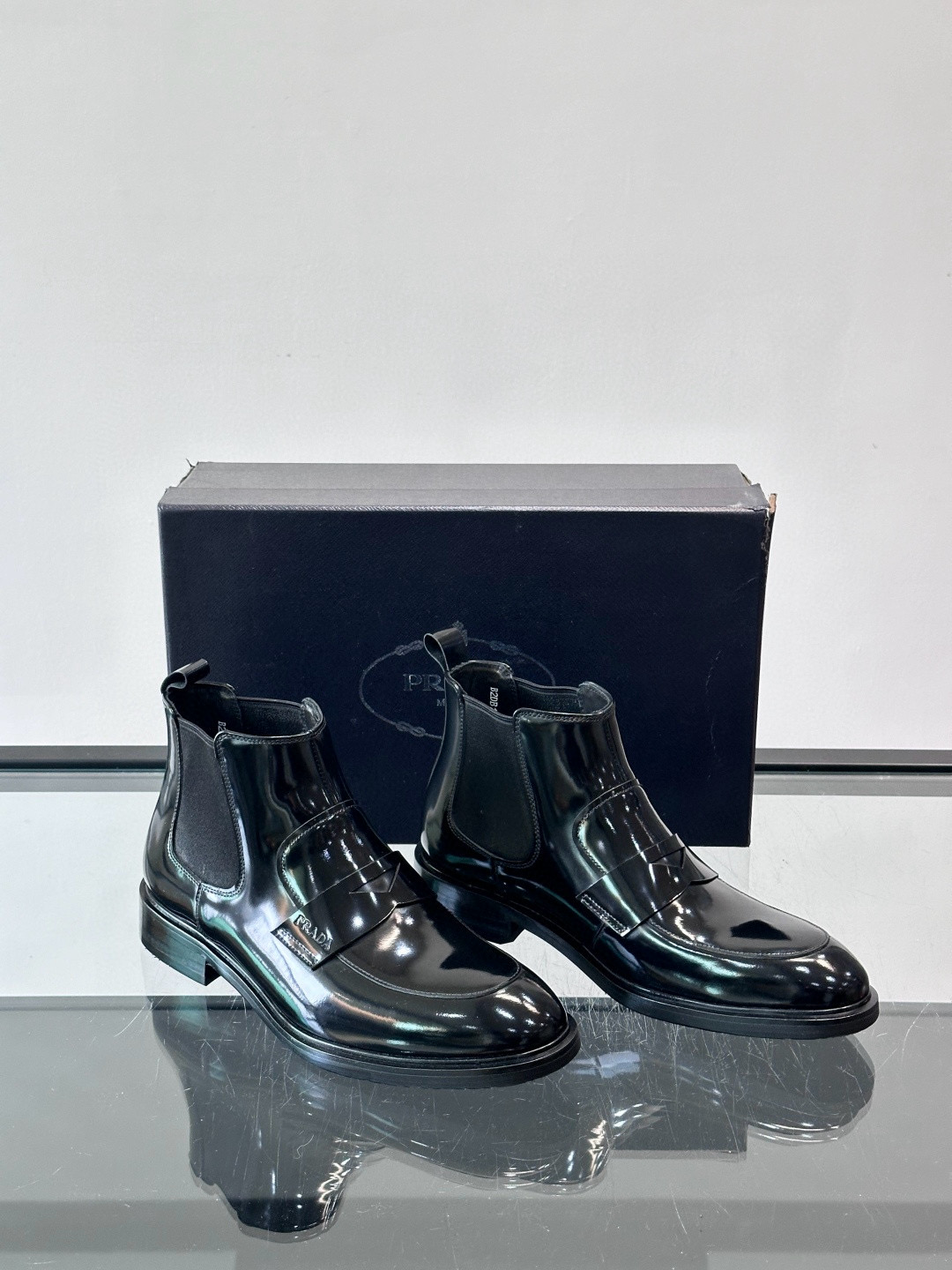 프라다 Prada 앵클 부츠