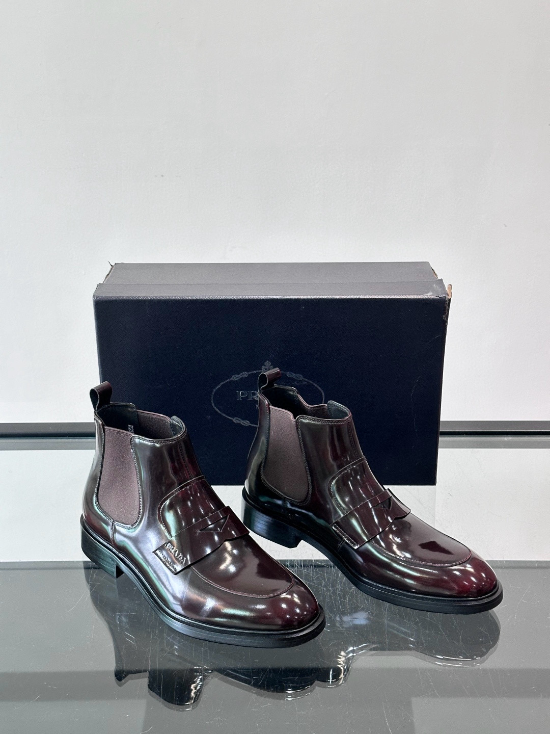 프라다 Prada 앵클 부츠