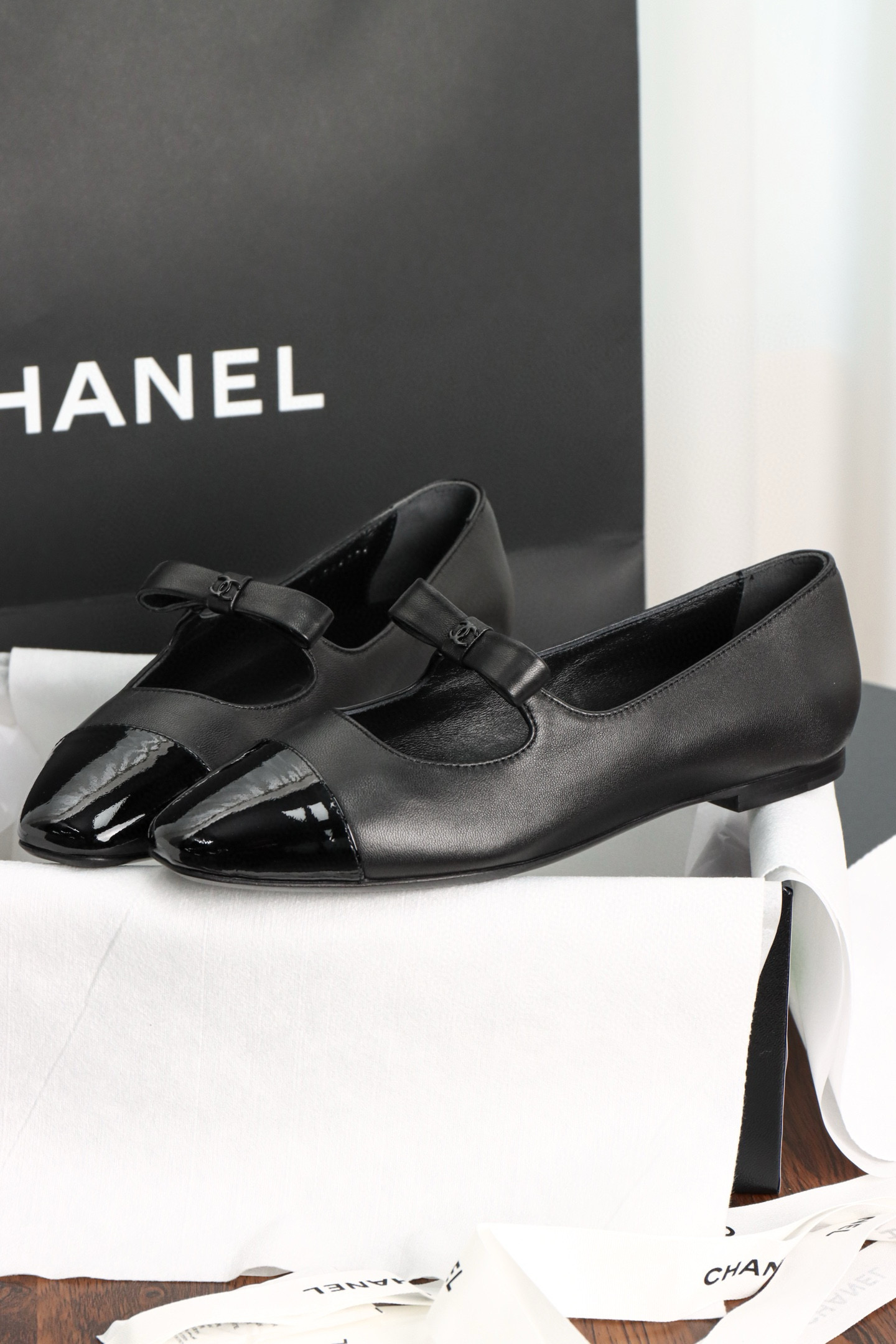 샤넬 CHANEL 25B 메리제인 Black